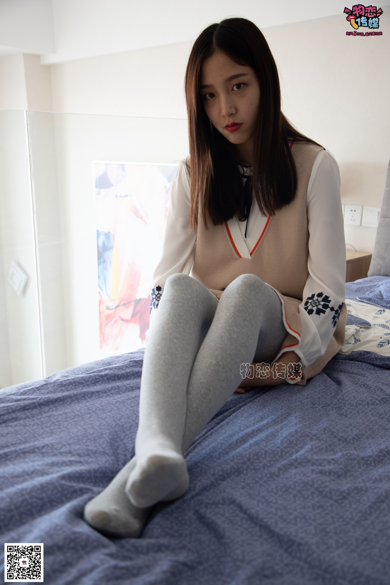 图片[40]-勿恋传媒 No.066 清纯小解解的灰色长筒棉袜 只想这样看着你 [148P] – 速更版-美库