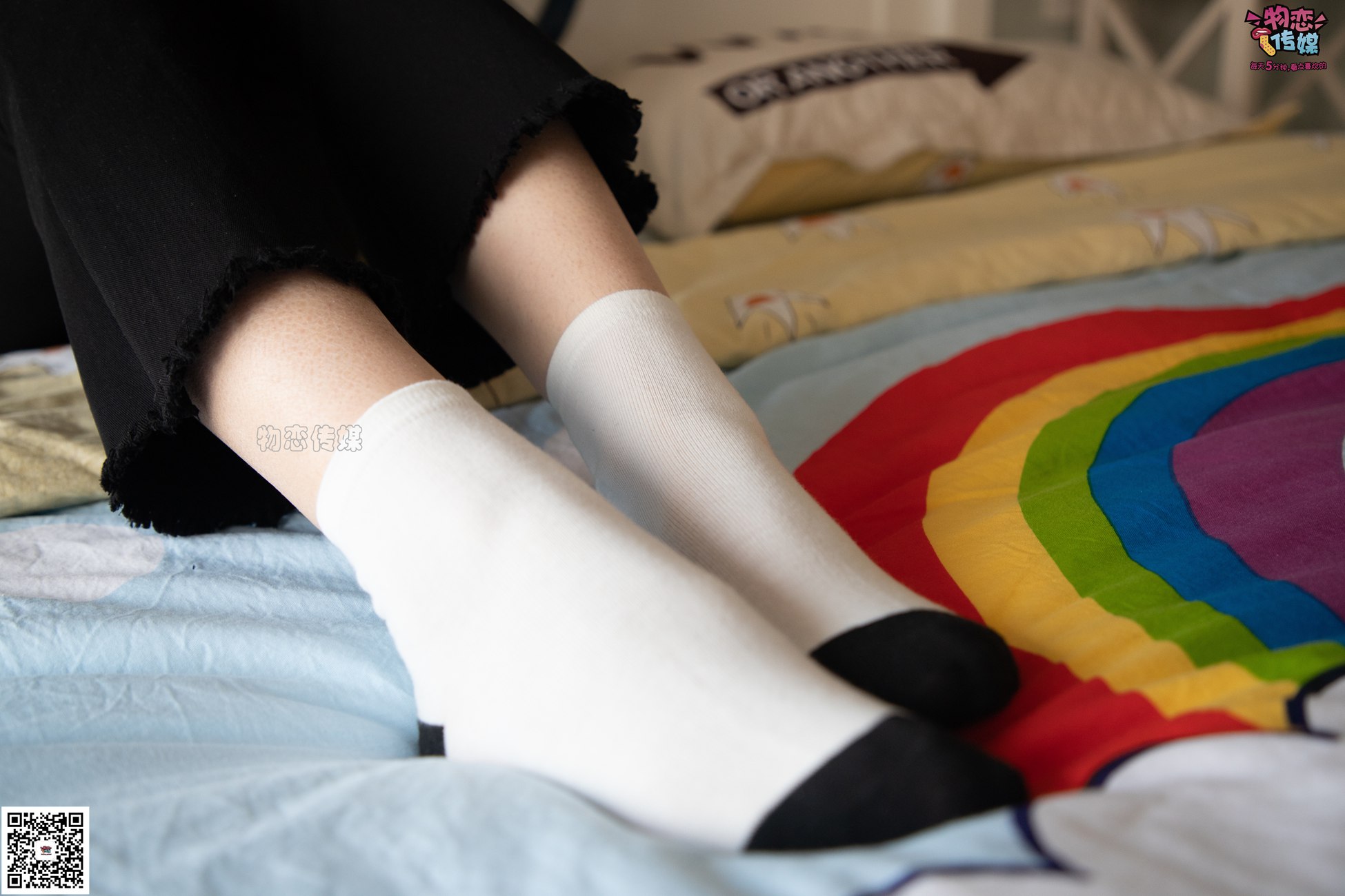 图片[77]-勿恋传媒 No.064 一朵花开的时间，奶牛袜子 [159P] – 速更版-美库