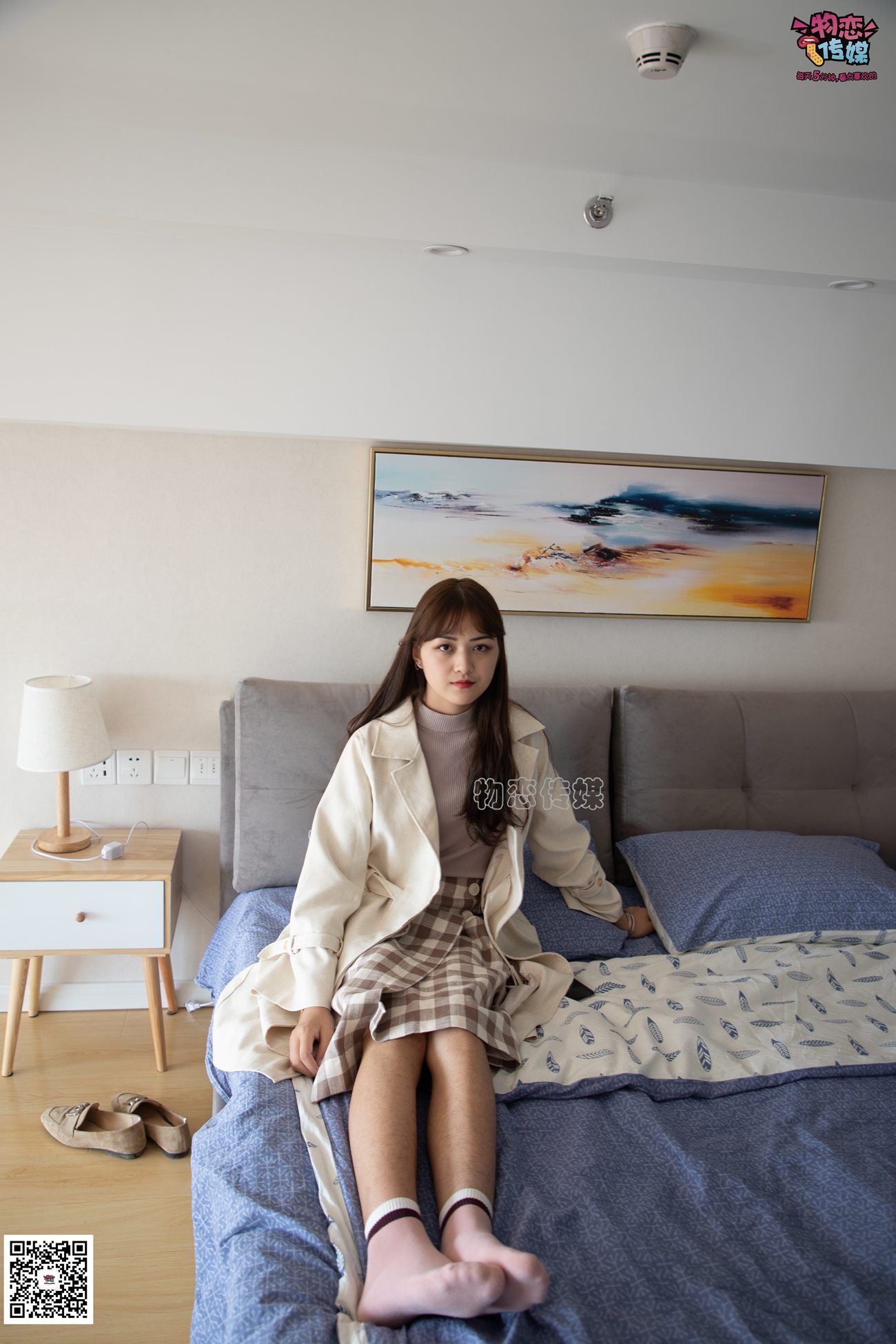 图片[59]-勿恋传媒 No.065 温柔格子裙,轻熟plus少女风,高冷小解解 [145P] – 速更版-美库