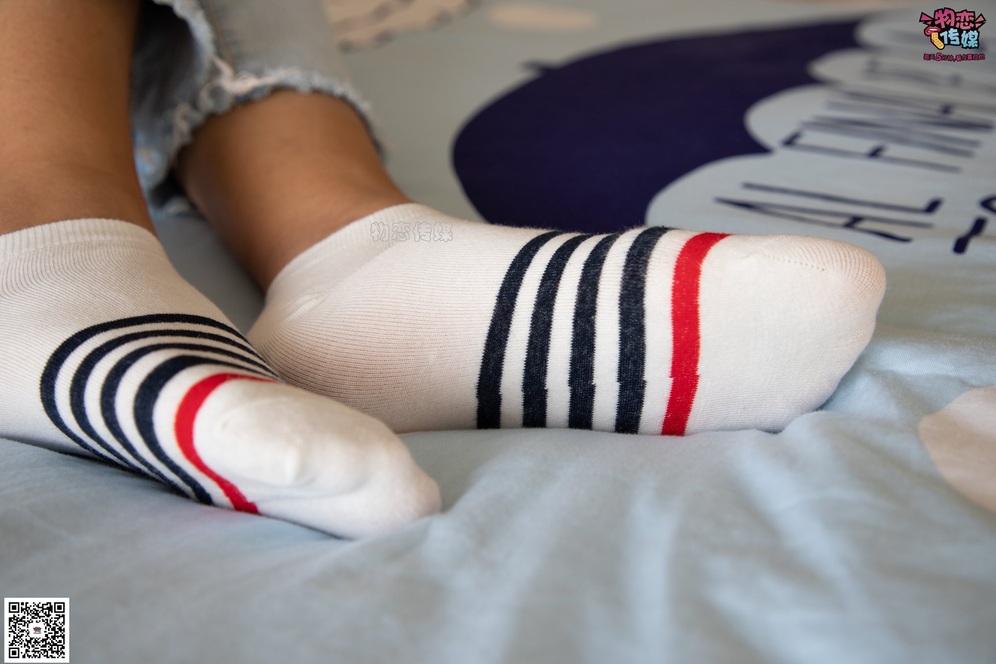图片[43]-物恋传媒 No.067 锁骨的秘密。白色板鞋配白色横纹棉袜 [189P] – 速更版-美库