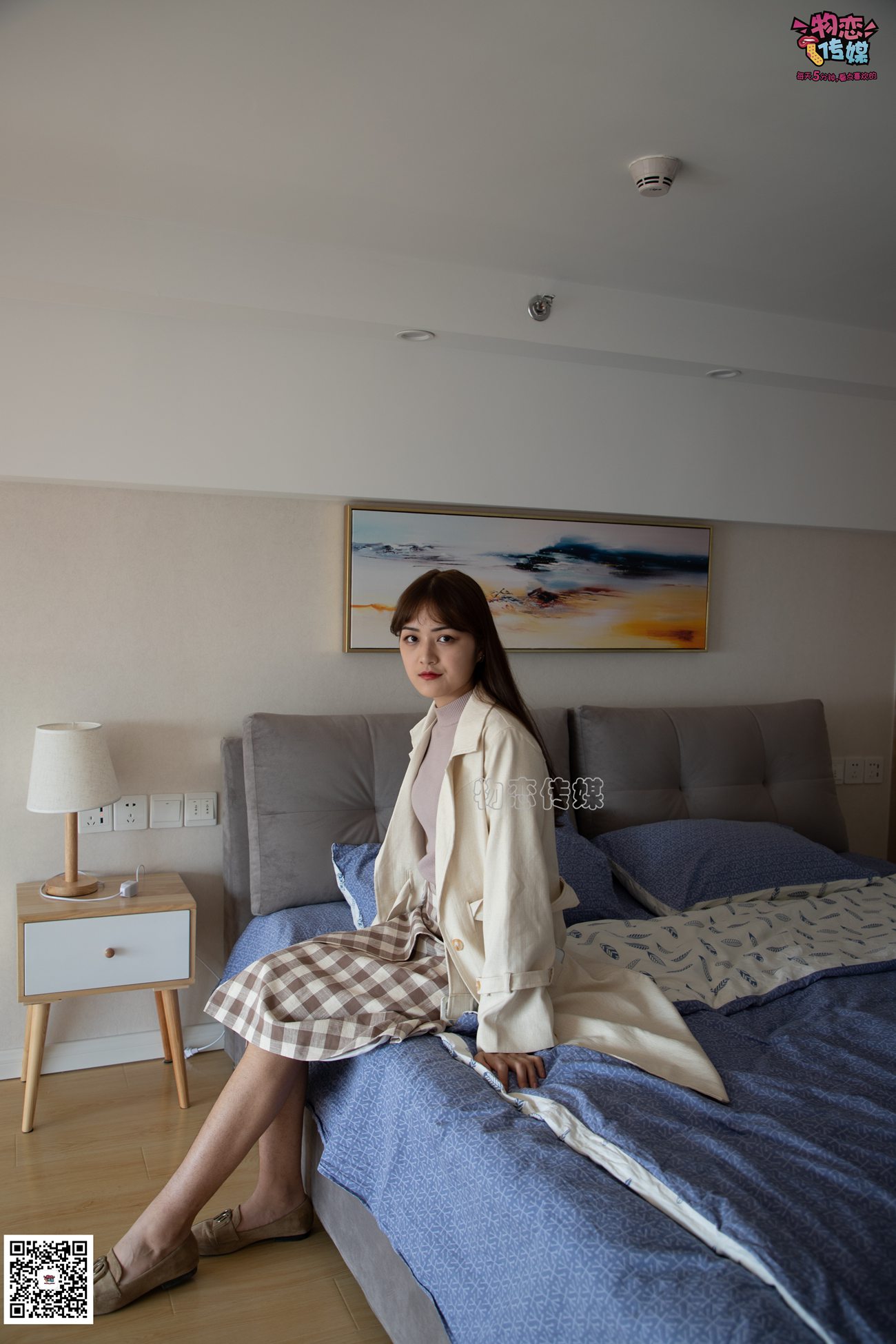 图片[88]-勿恋传媒 No.065 温柔格子裙,轻熟plus少女风,高冷小解解 [145P] – 速更版-美库