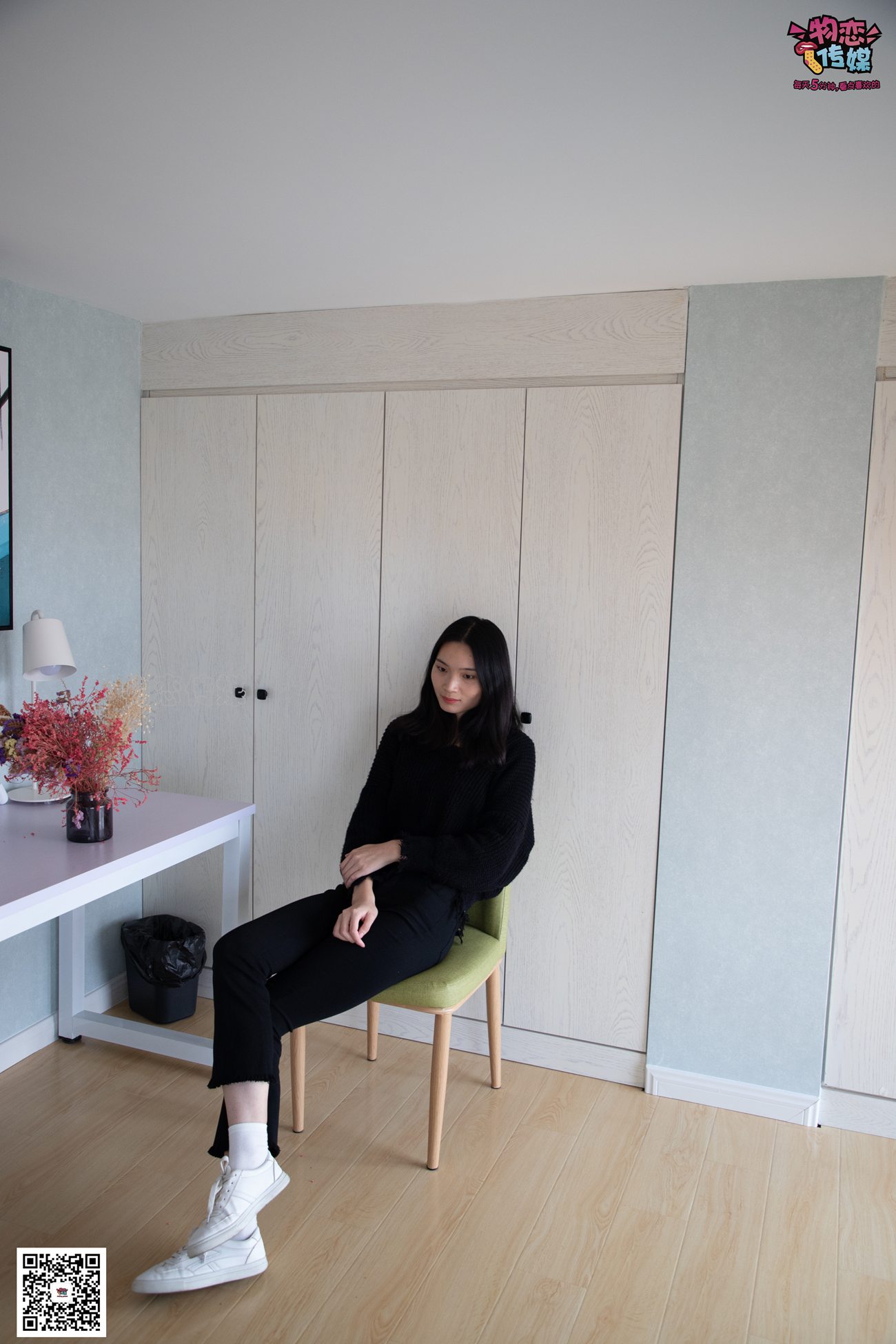 图片[129]-勿恋传媒 No.064 一朵花开的时间，奶牛袜子 [159P] – 速更版-美库