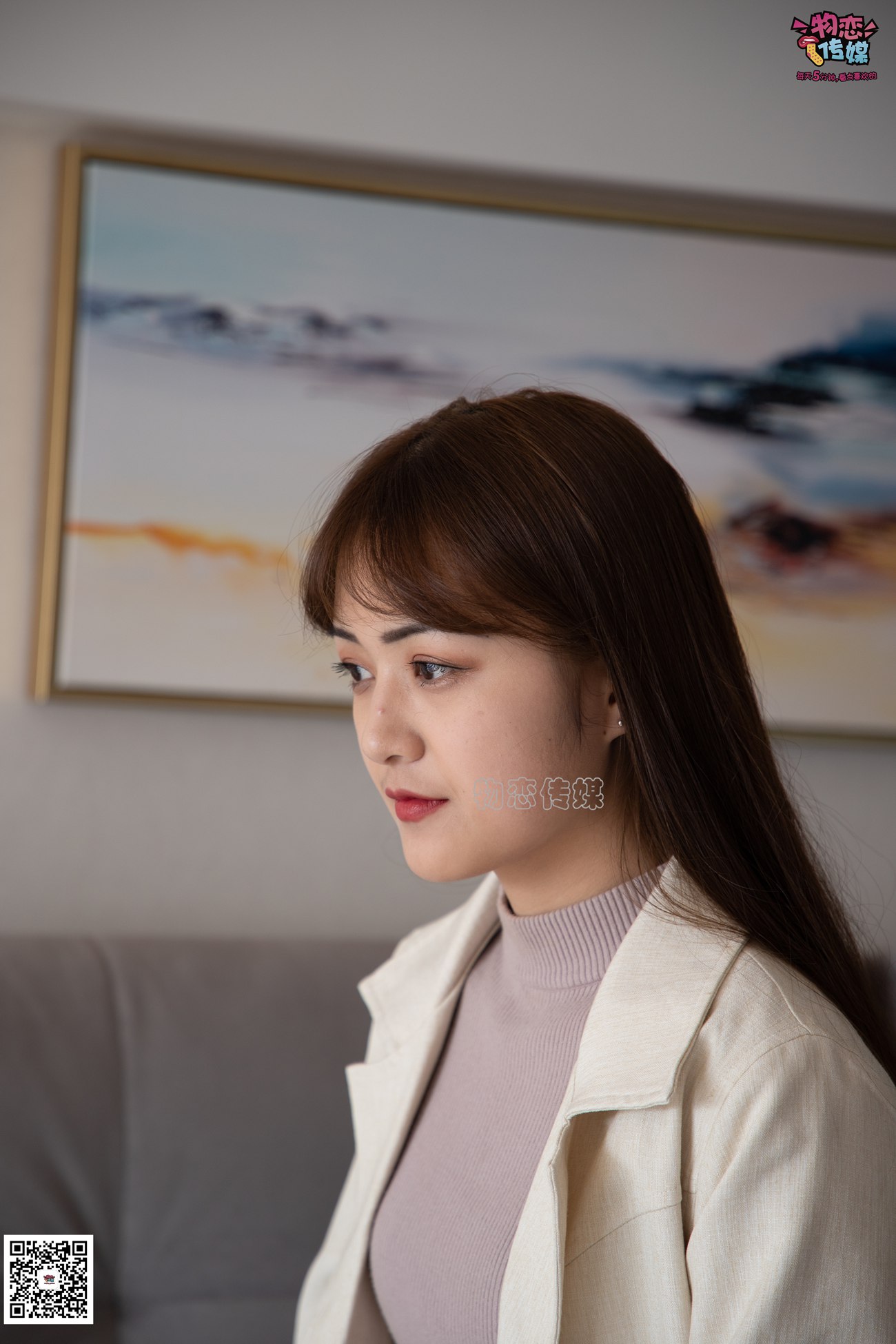 图片[89]-勿恋传媒 No.065 温柔格子裙,轻熟plus少女风,高冷小解解 [145P] – 速更版-美库