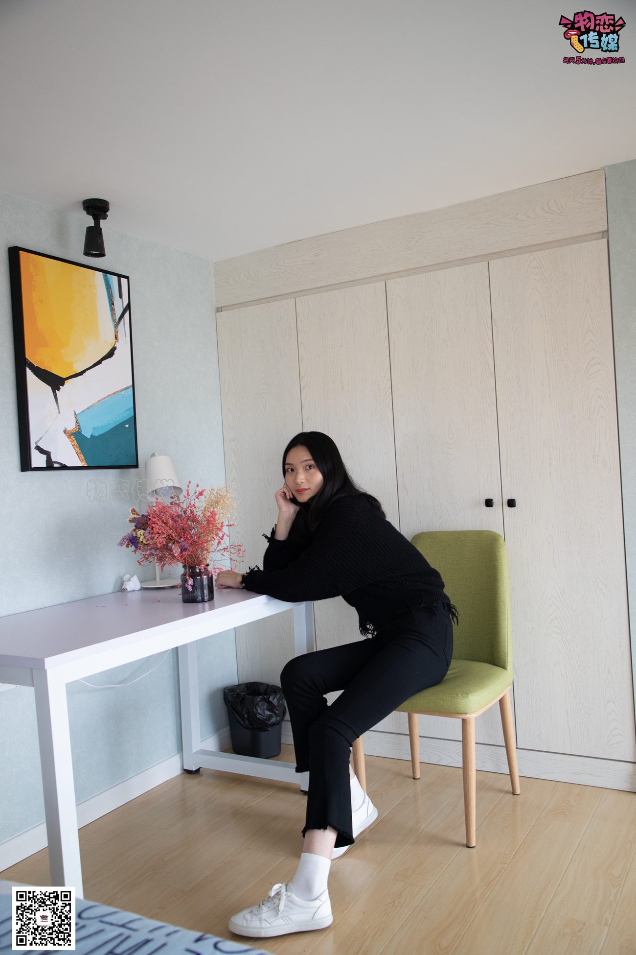 图片[132]-勿恋传媒 No.064 一朵花开的时间，奶牛袜子 [159P] – 速更版-美库