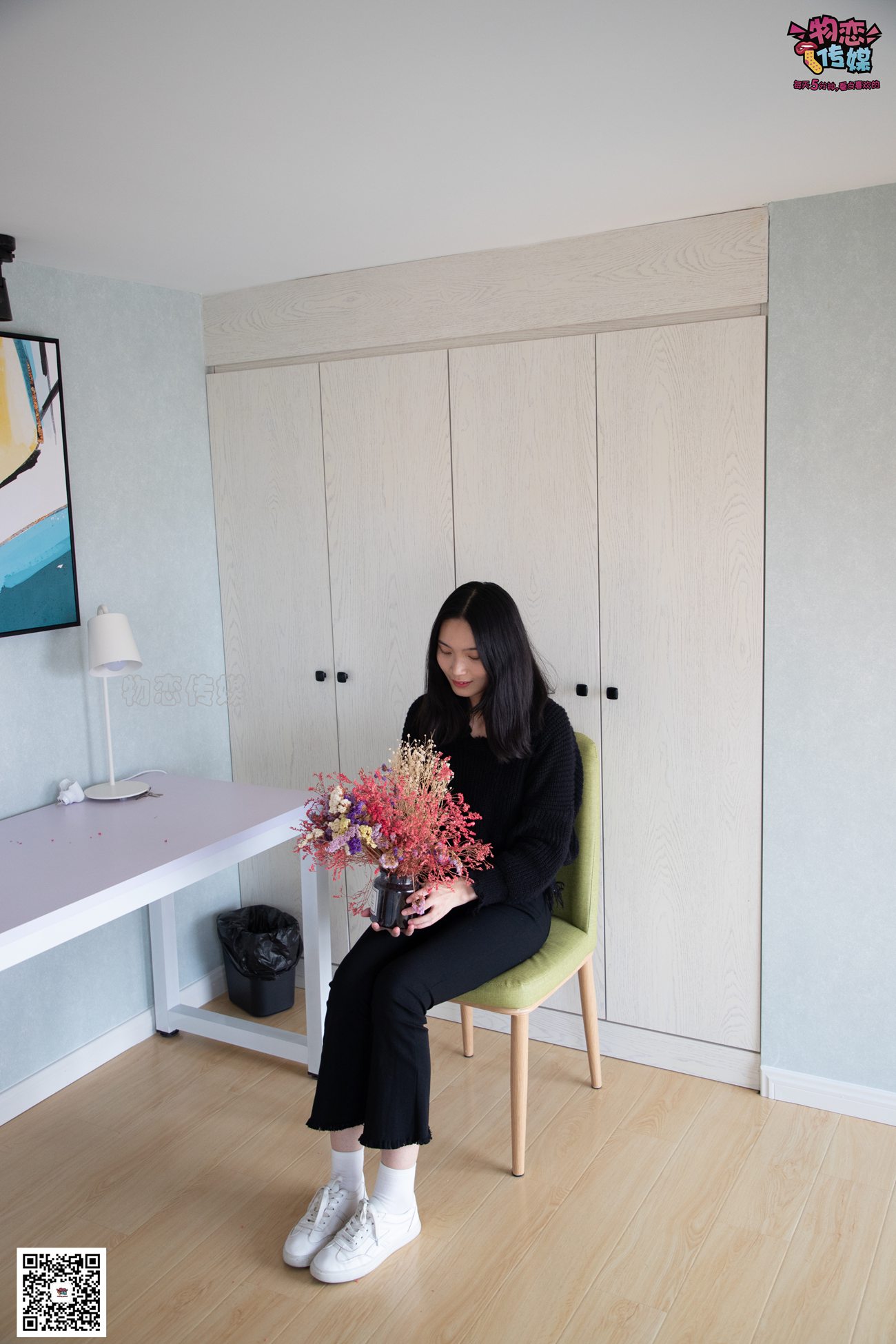 图片[134]-勿恋传媒 No.064 一朵花开的时间，奶牛袜子 [159P] – 速更版-美库