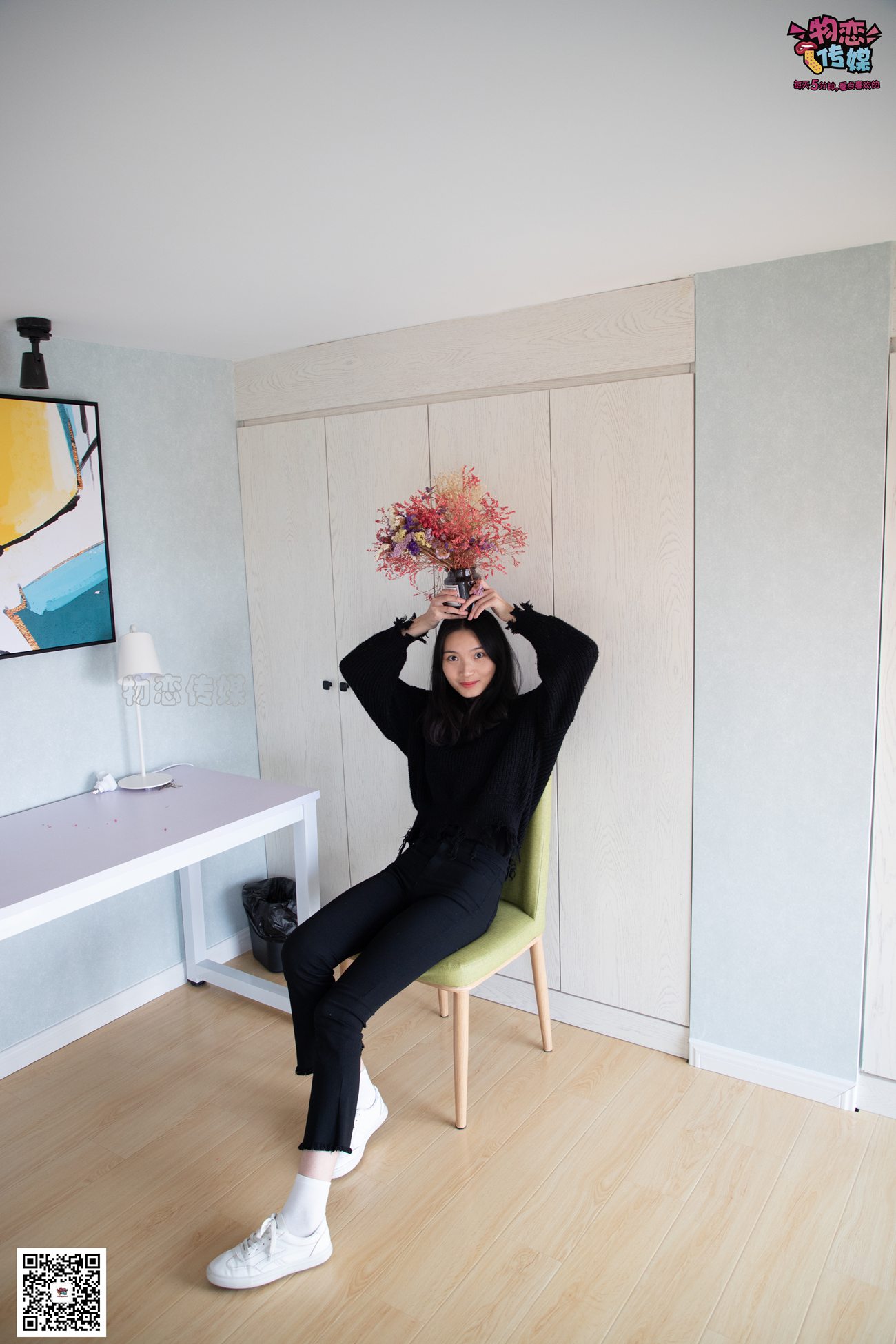 图片[139]-勿恋传媒 No.064 一朵花开的时间，奶牛袜子 [159P] – 速更版-美库