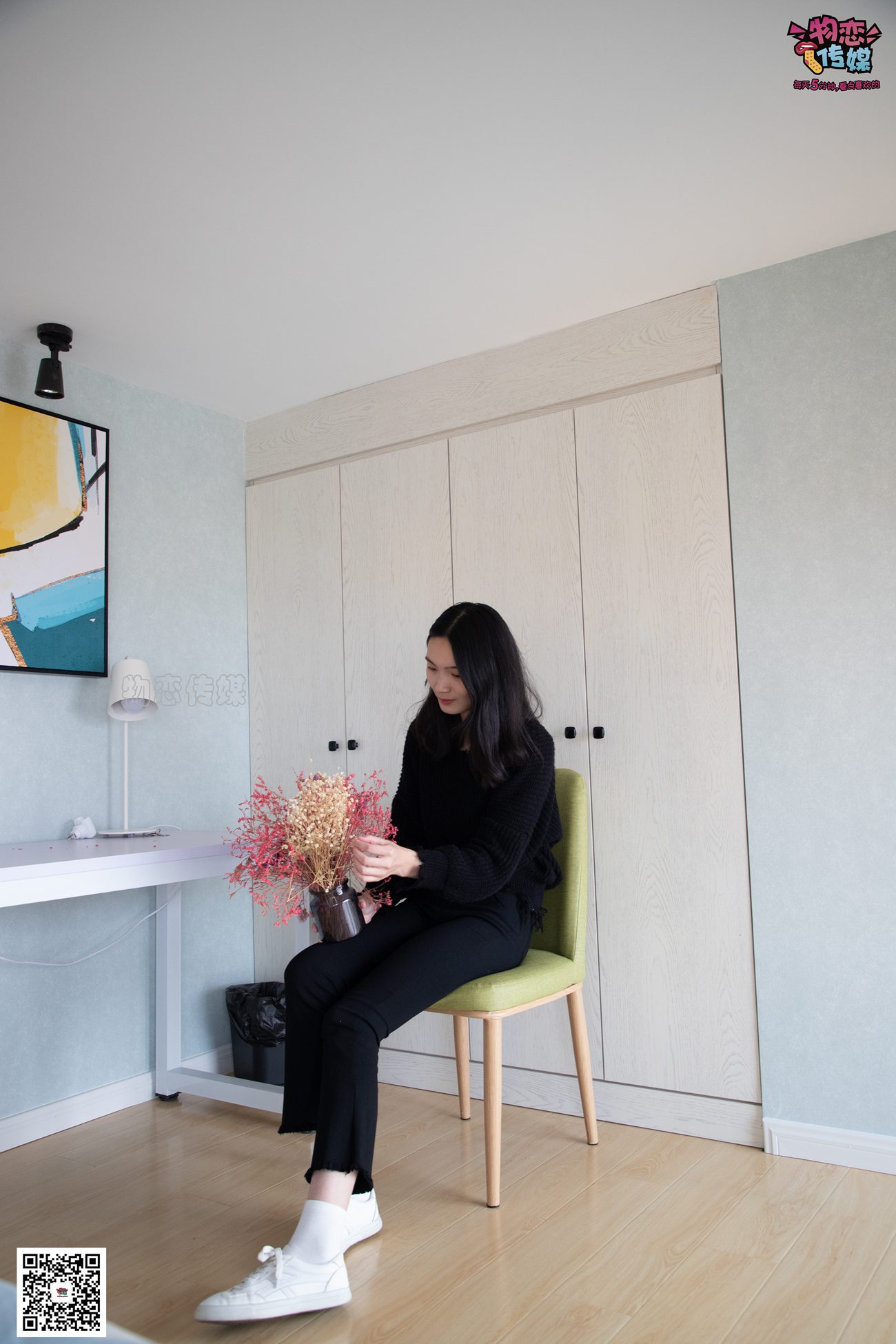 图片[140]-勿恋传媒 No.064 一朵花开的时间，奶牛袜子 [159P] – 速更版-美库