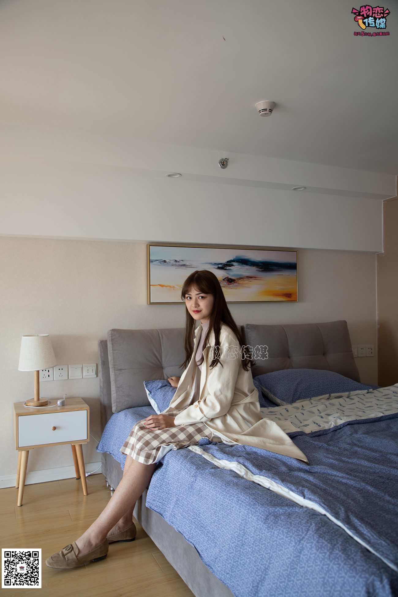 图片[95]-勿恋传媒 No.065 温柔格子裙,轻熟plus少女风,高冷小解解 [145P] – 速更版-美库