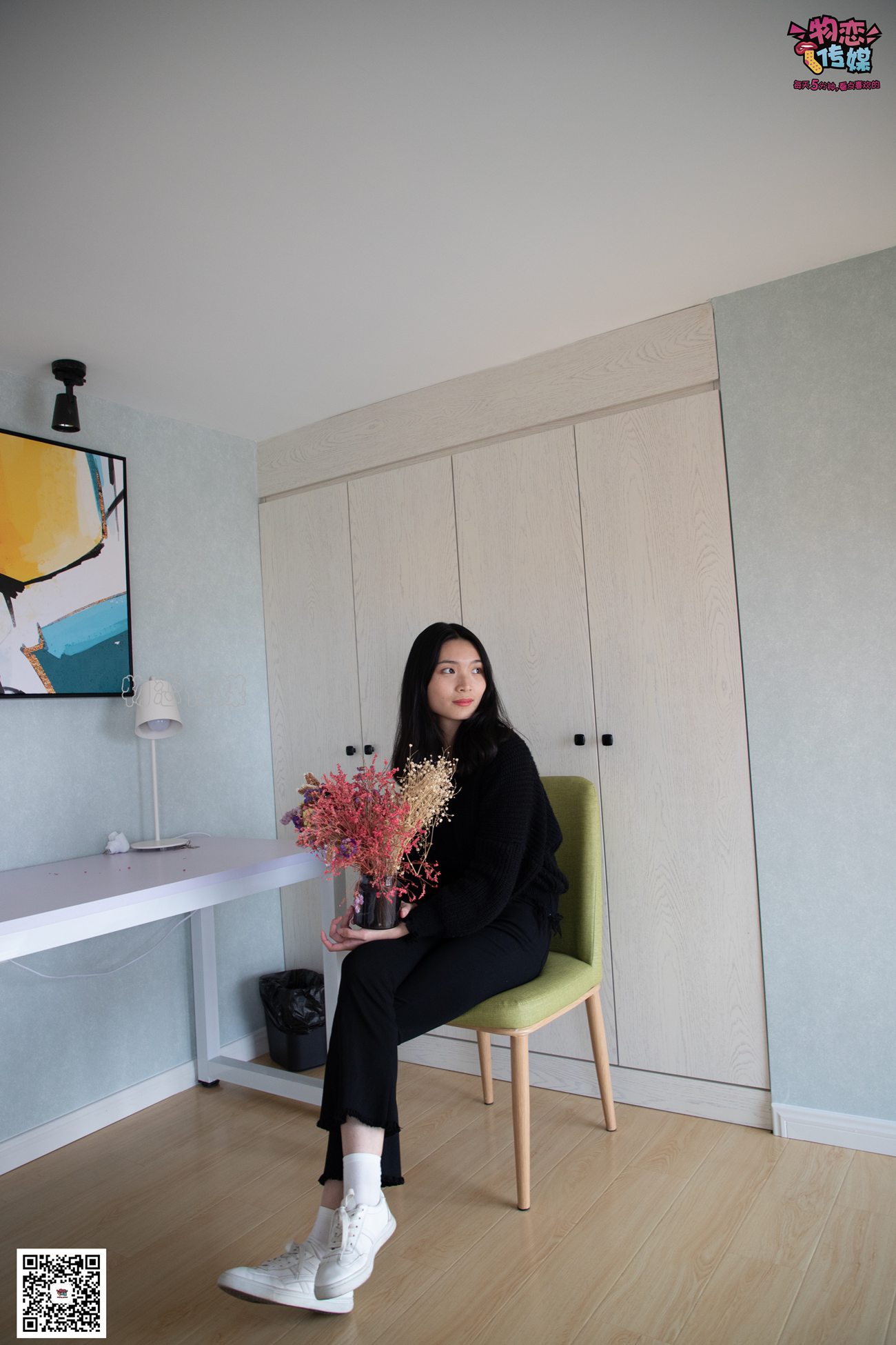 图片[142]-勿恋传媒 No.064 一朵花开的时间，奶牛袜子 [159P] – 速更版-美库