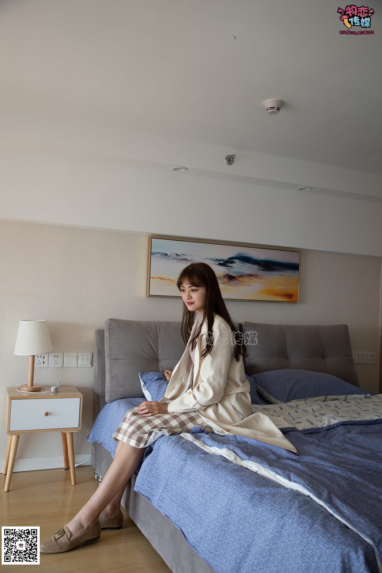 图片[97]-勿恋传媒 No.065 温柔格子裙,轻熟plus少女风,高冷小解解 [145P] – 速更版-美库