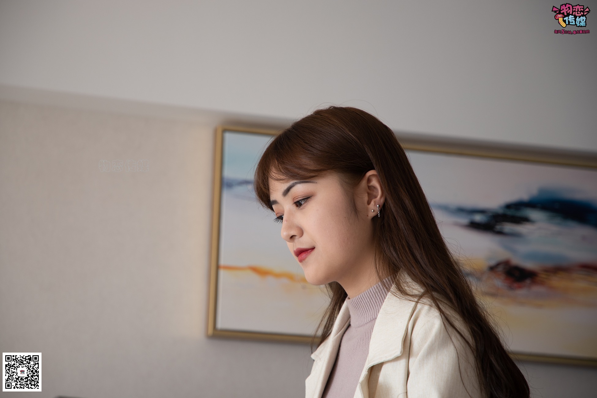 图片[99]-勿恋传媒 No.065 温柔格子裙,轻熟plus少女风,高冷小解解 [145P] – 速更版-美库