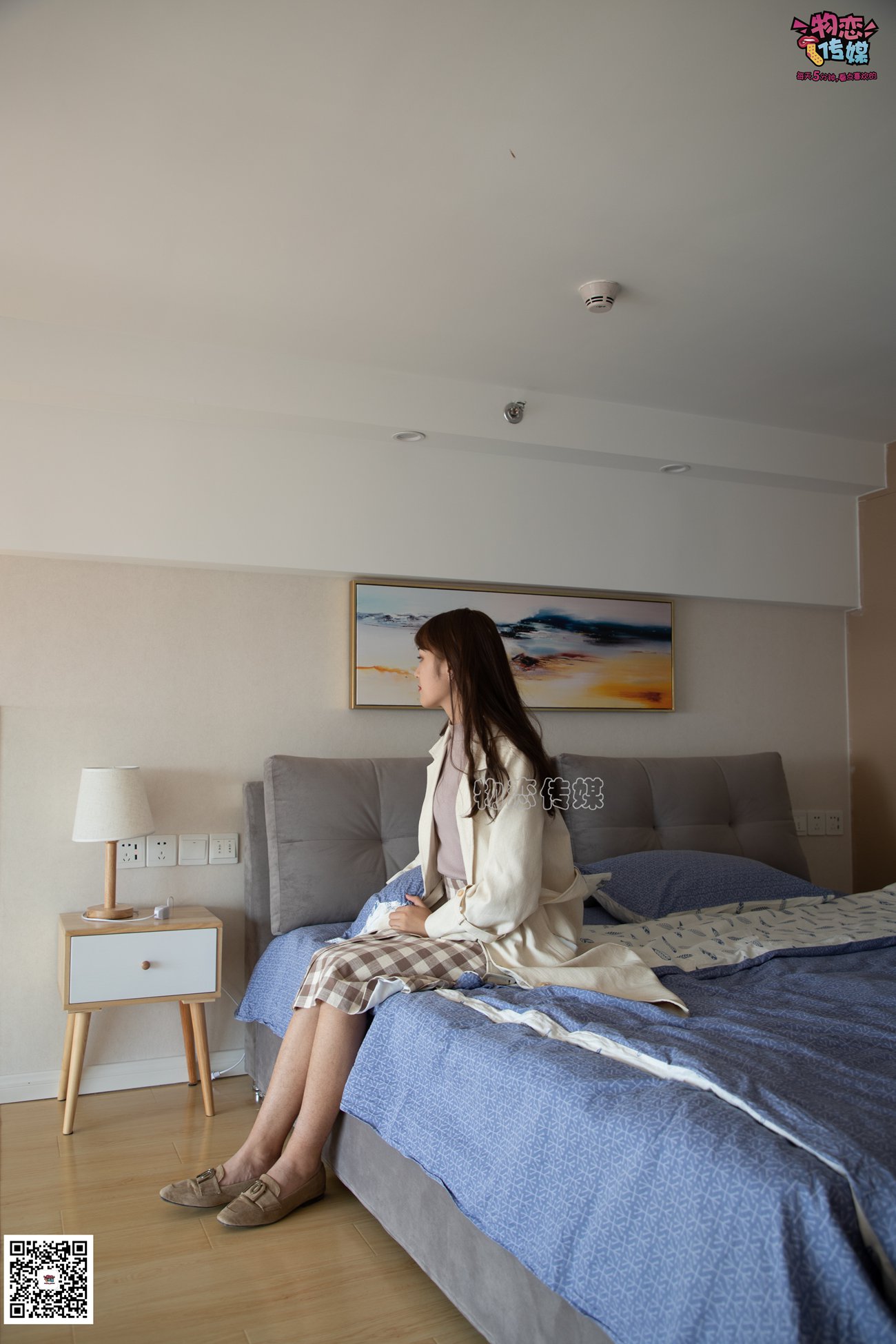 图片[102]-勿恋传媒 No.065 温柔格子裙,轻熟plus少女风,高冷小解解 [145P] – 速更版-美库