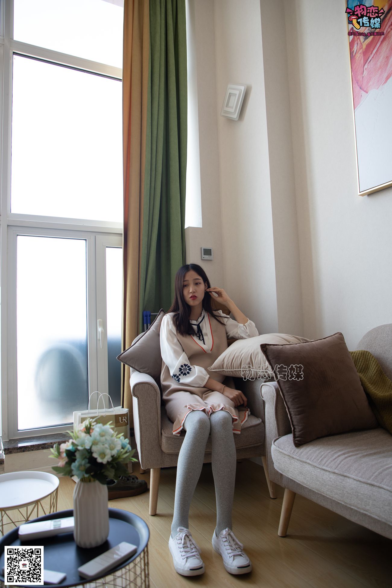 图片[129]-勿恋传媒 No.066 清纯小解解的灰色长筒棉袜 只想这样看着你 [148P] – 速更版-美库