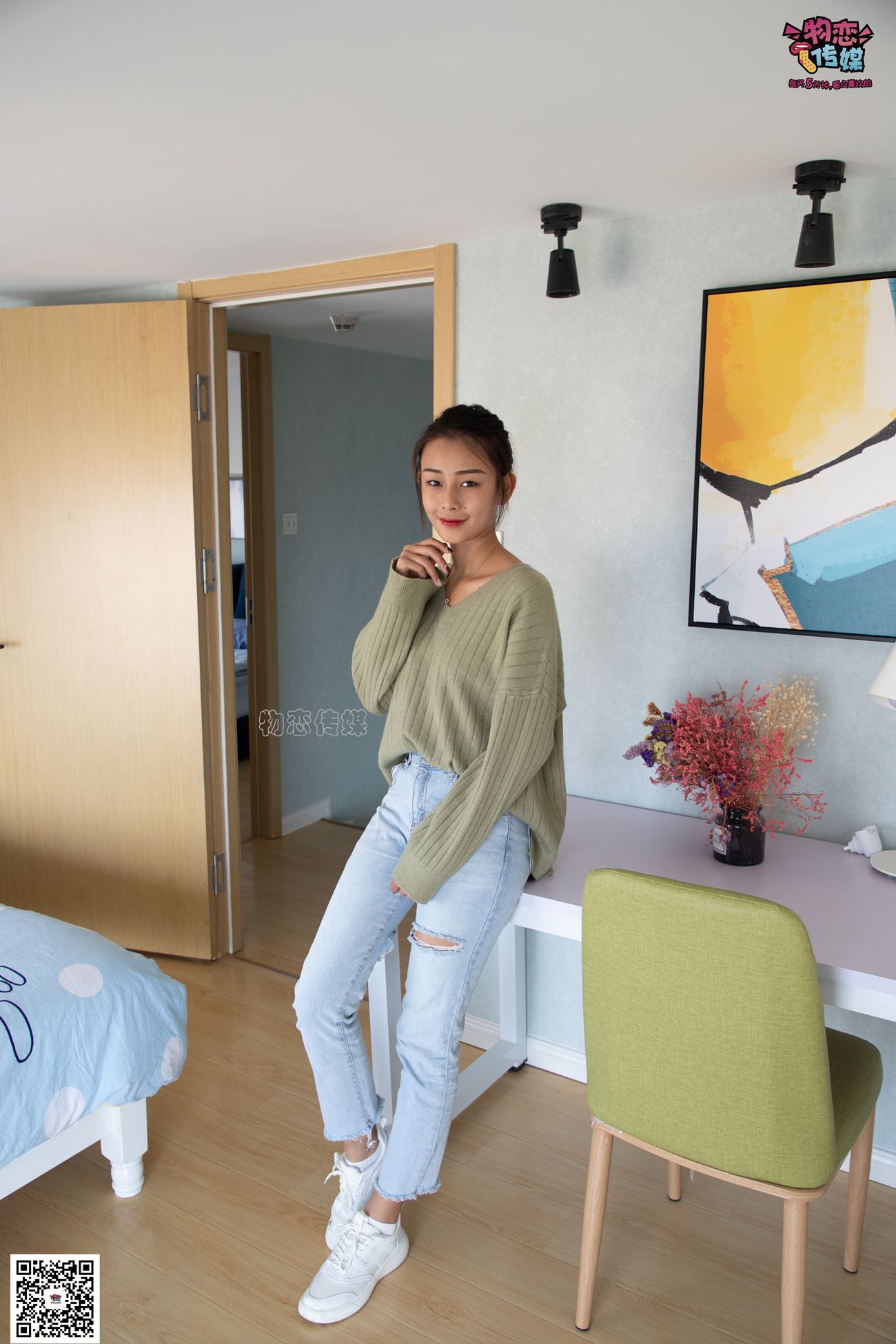 图片[173]-物恋传媒 No.067 锁骨的秘密。白色板鞋配白色横纹棉袜 [189P] – 速更版-美库