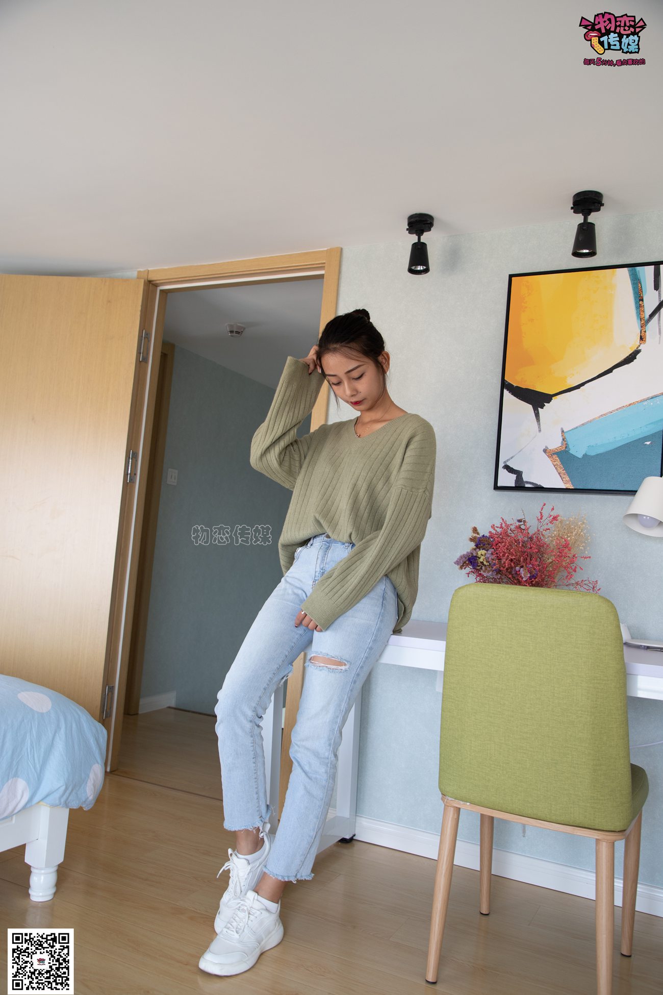 图片[174]-物恋传媒 No.067 锁骨的秘密。白色板鞋配白色横纹棉袜 [189P] – 速更版-美库