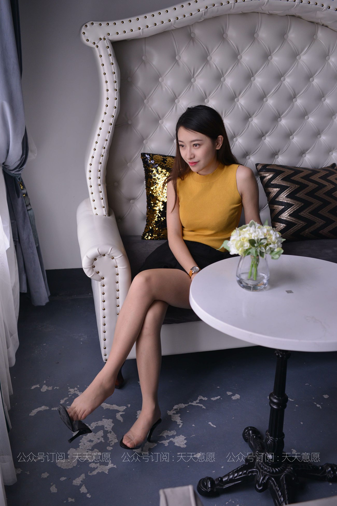 图片[59]-[IESS异思趣向] 耽丝 210415 小婕与花共舞 [61P] – 速更版-美库