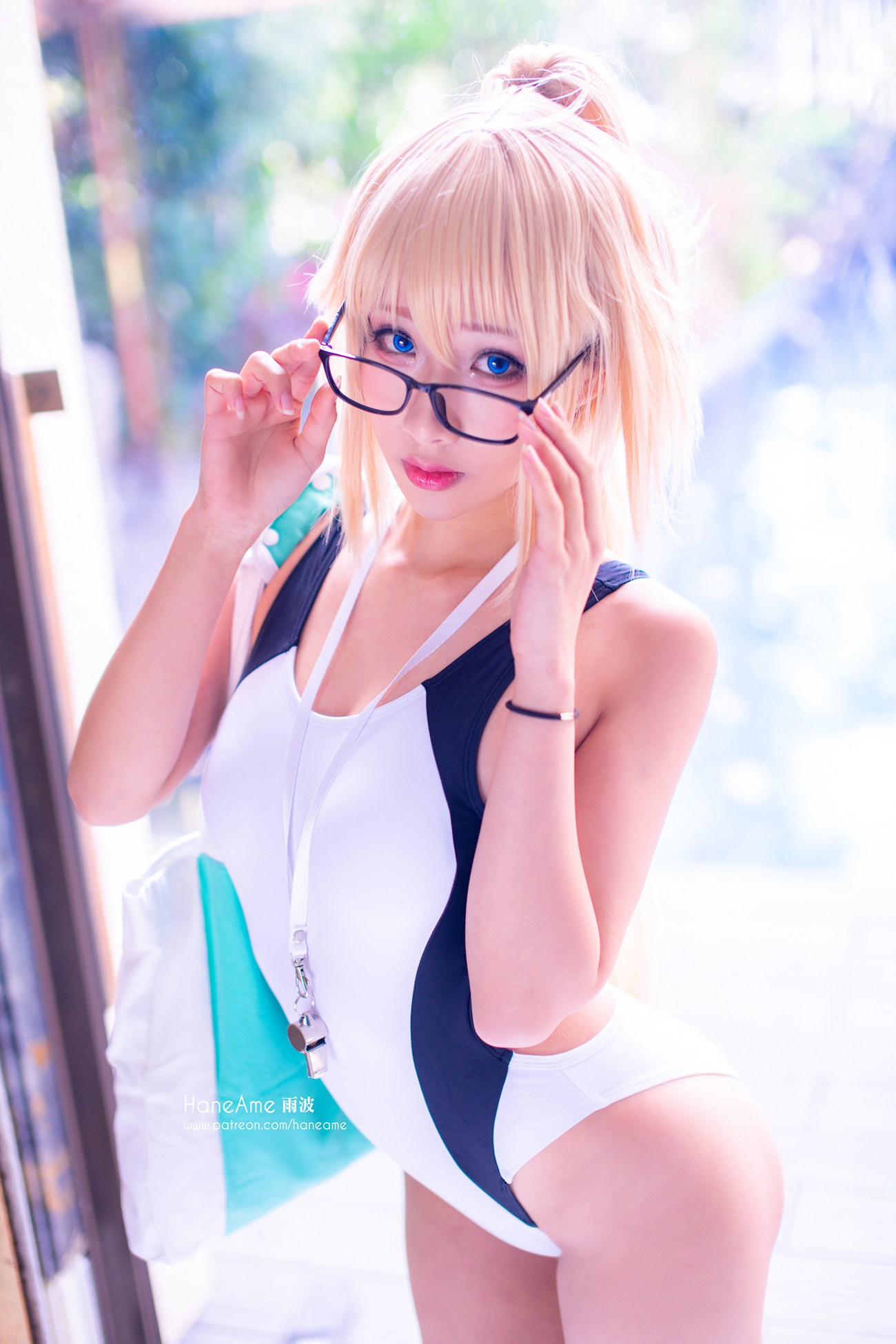 图片[7]-Hane Ame 雨波写真 – 白贞泳装[8P] – 速更版-美库