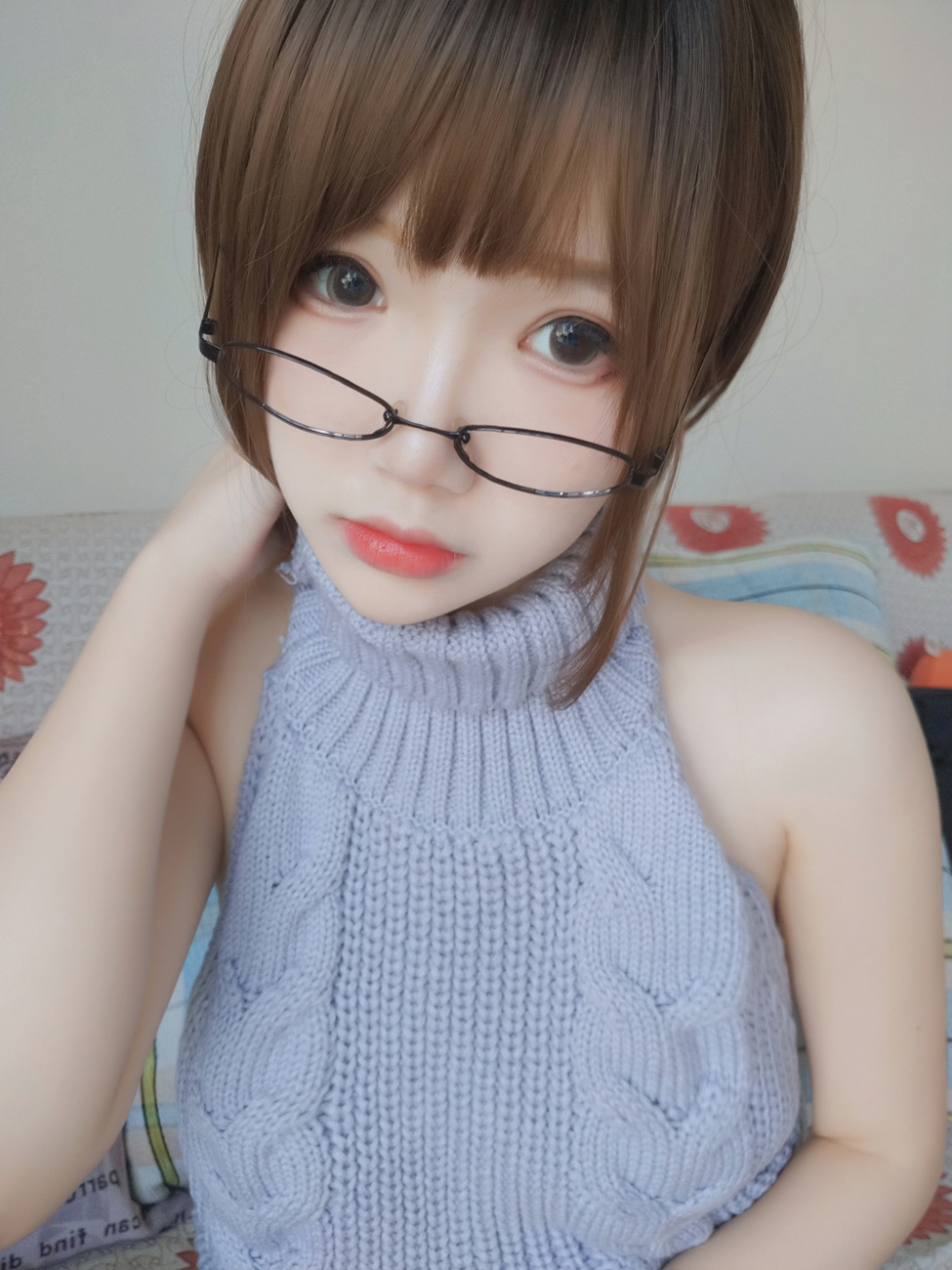 图片[15]-雪晴Astra – 黑丝漏背毛衣[48P] – 速更版-美库