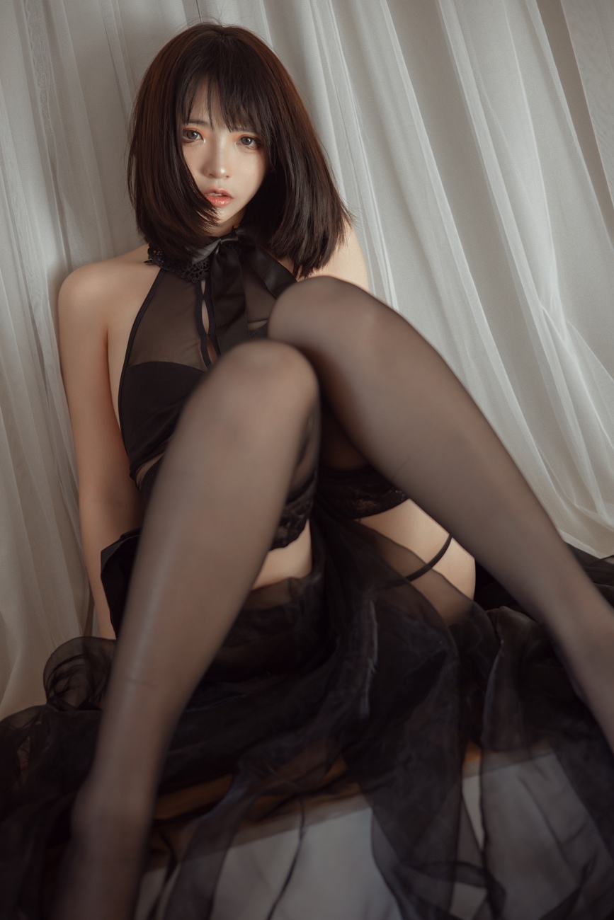 图片[30]-疯猫ss – 民宿黑裙 [40P] – 速更版-美库