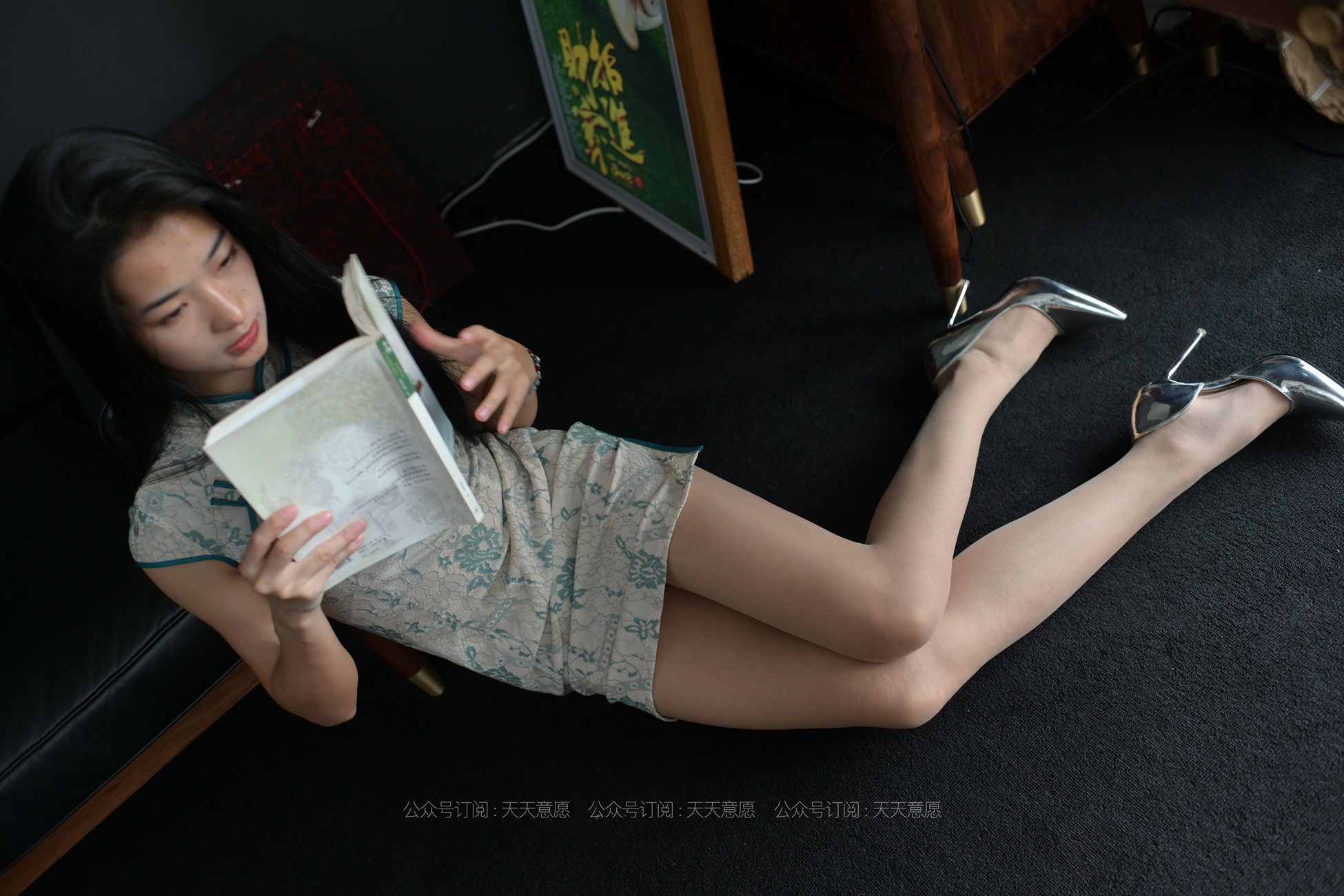 图片[10]-[IESS异思趣向] 耽丝 210425 爱看书的旗袍美女宁宁 [77P] – 速更版-美库