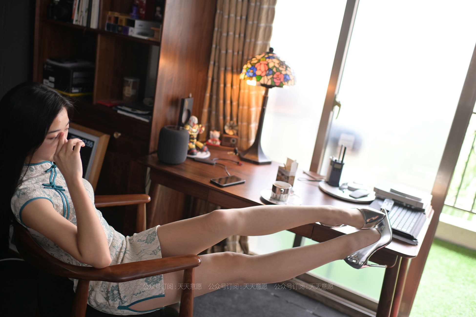 图片[25]-[IESS异思趣向] 耽丝 210425 爱看书的旗袍美女宁宁 [77P] – 速更版-美库