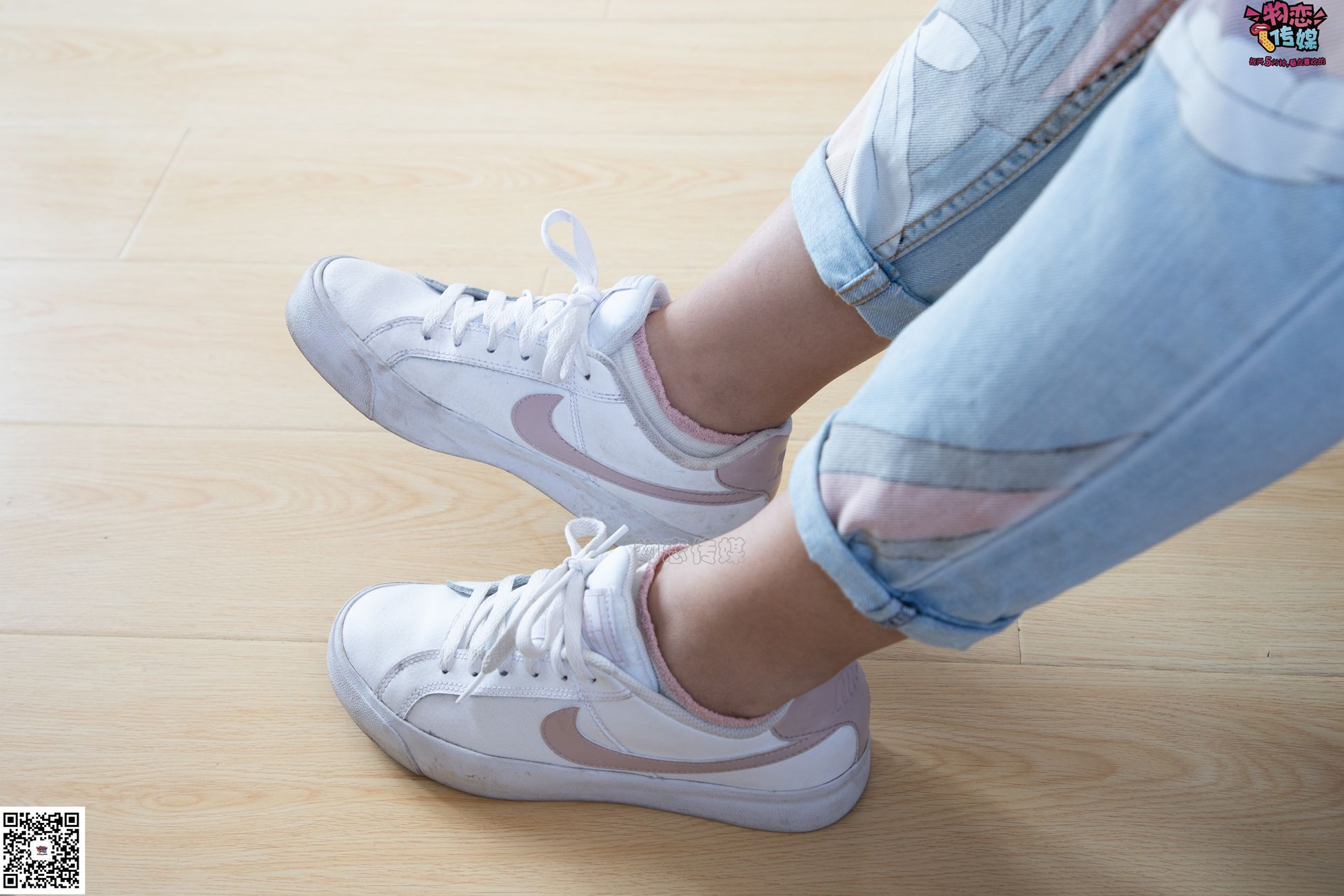图片[115]-物恋传媒 No.071 可爱小姐姐搭配白色nike板鞋 [171P] – 速更版-美库