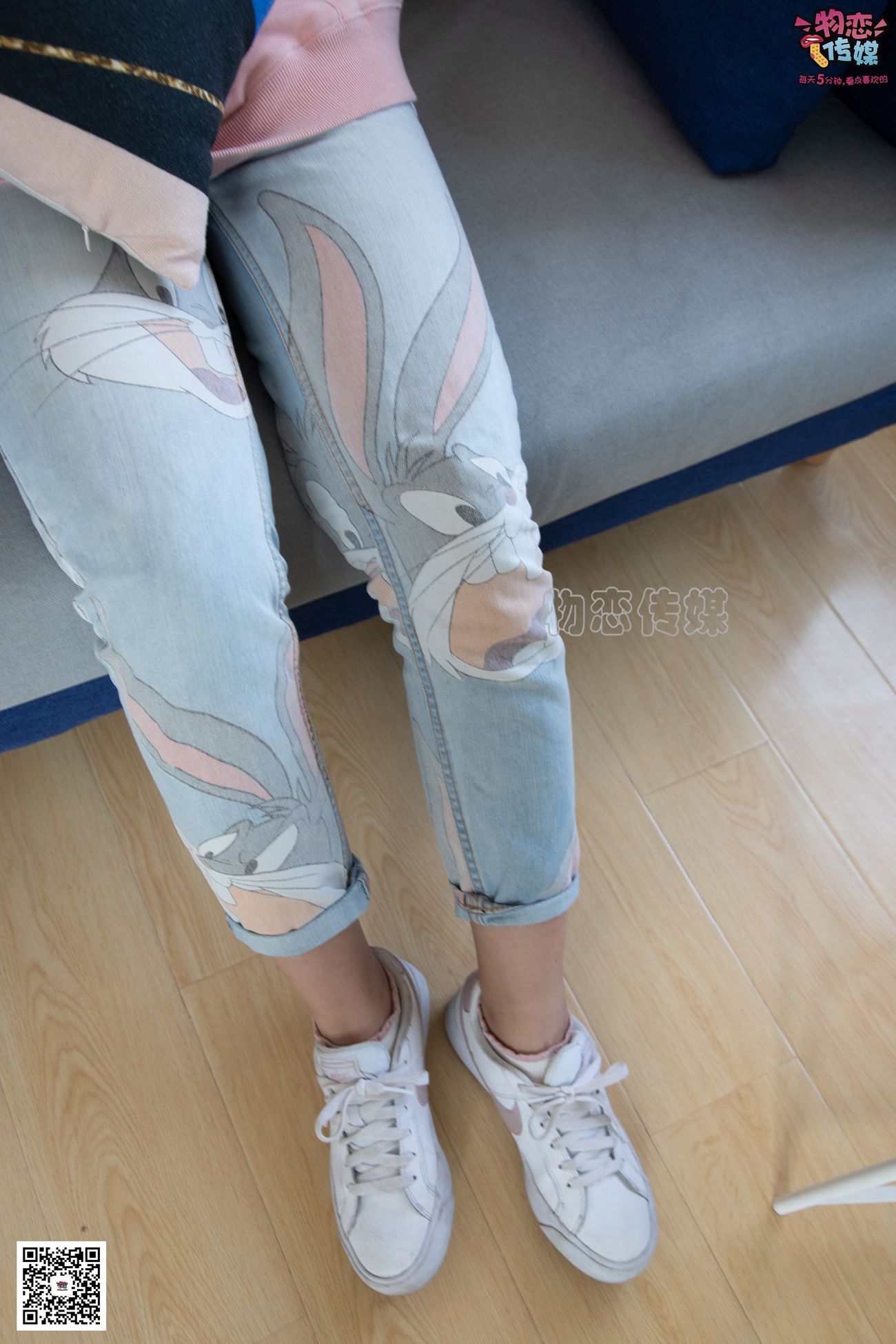 图片[120]-物恋传媒 No.071 可爱小姐姐搭配白色nike板鞋 [171P] – 速更版-美库