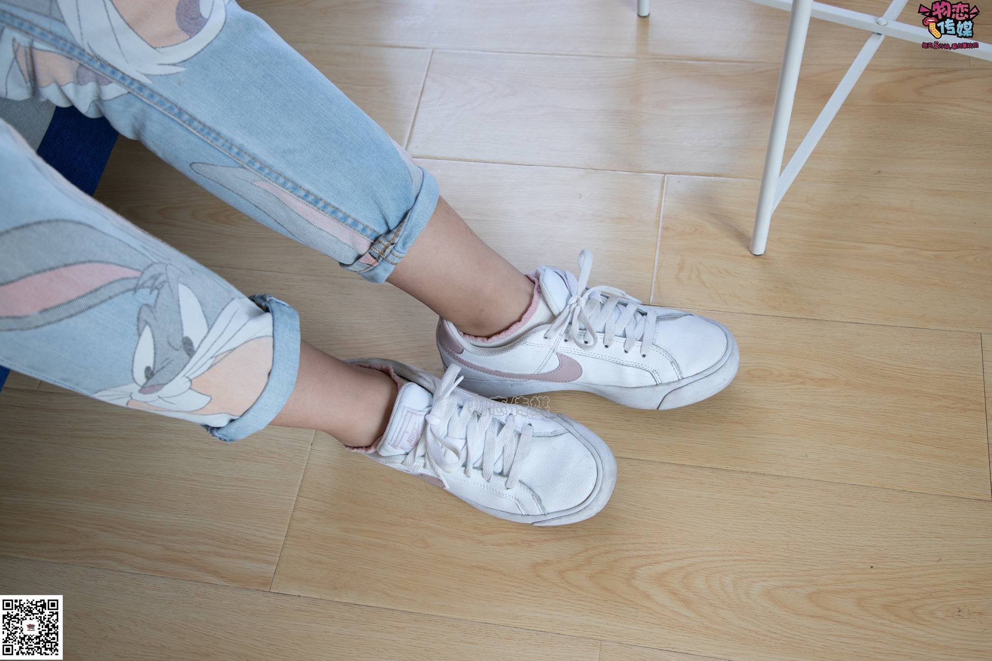 图片[123]-物恋传媒 No.071 可爱小姐姐搭配白色nike板鞋 [171P] – 速更版-美库