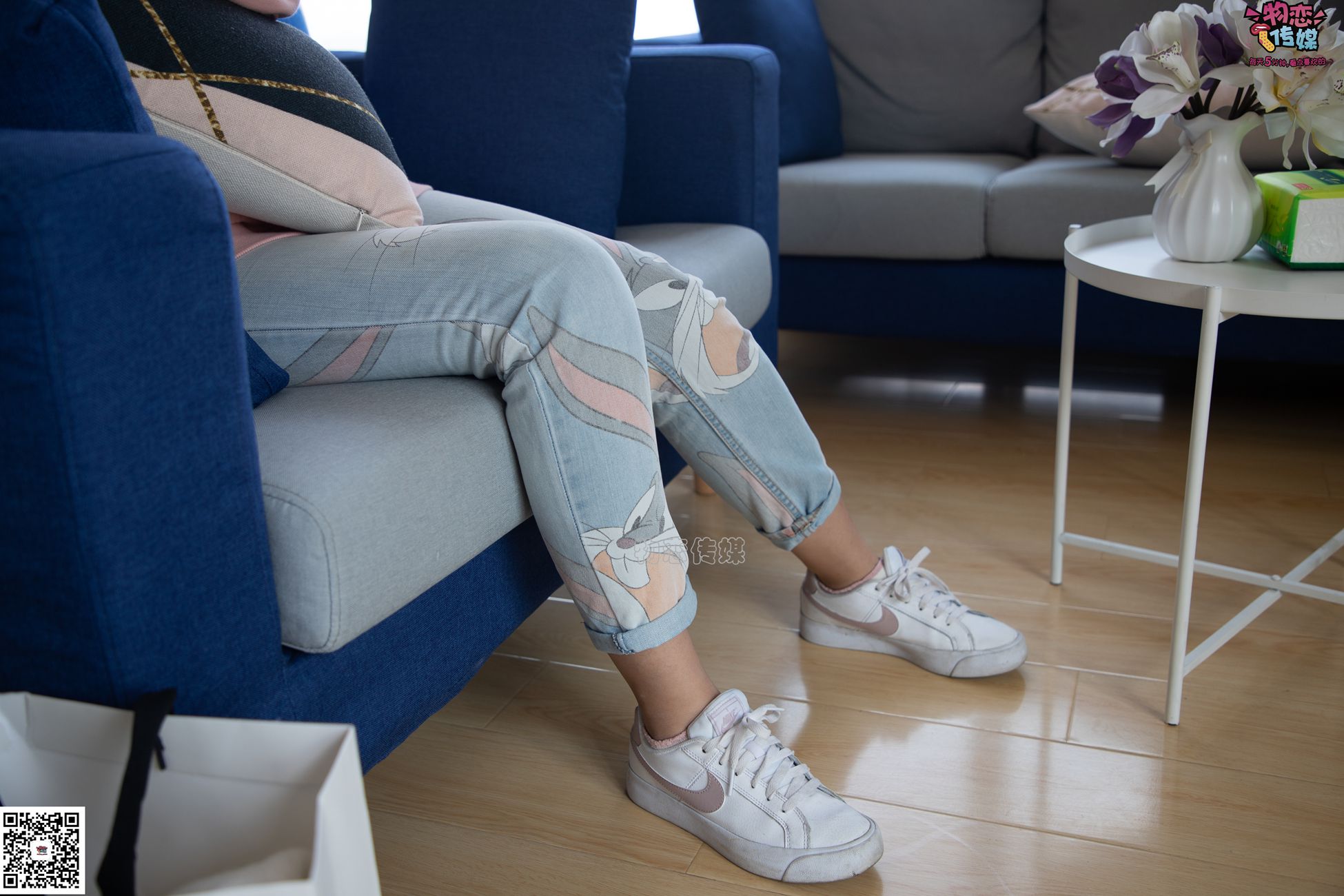 图片[129]-物恋传媒 No.071 可爱小姐姐搭配白色nike板鞋 [171P] – 速更版-美库