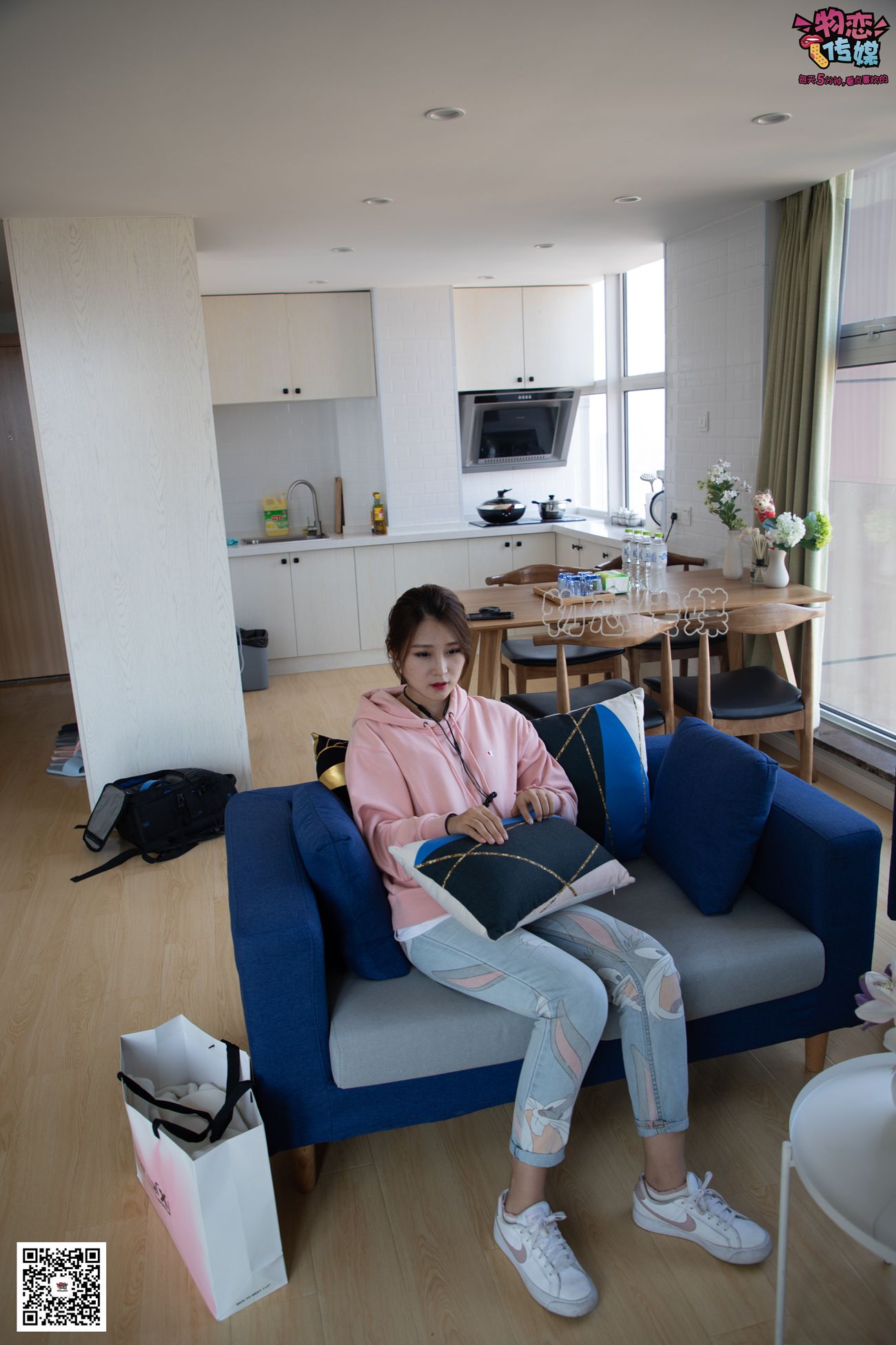 图片[136]-物恋传媒 No.071 可爱小姐姐搭配白色nike板鞋 [171P] – 速更版-美库