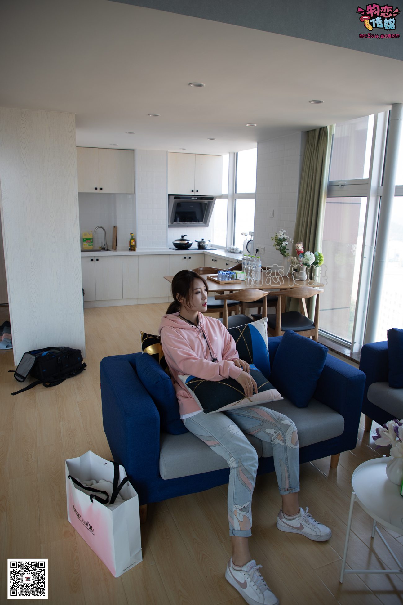 图片[141]-物恋传媒 No.071 可爱小姐姐搭配白色nike板鞋 [171P] – 速更版-美库