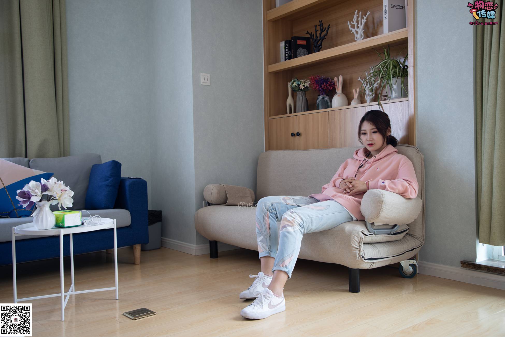 图片[144]-物恋传媒 No.071 可爱小姐姐搭配白色nike板鞋 [171P] – 速更版-美库