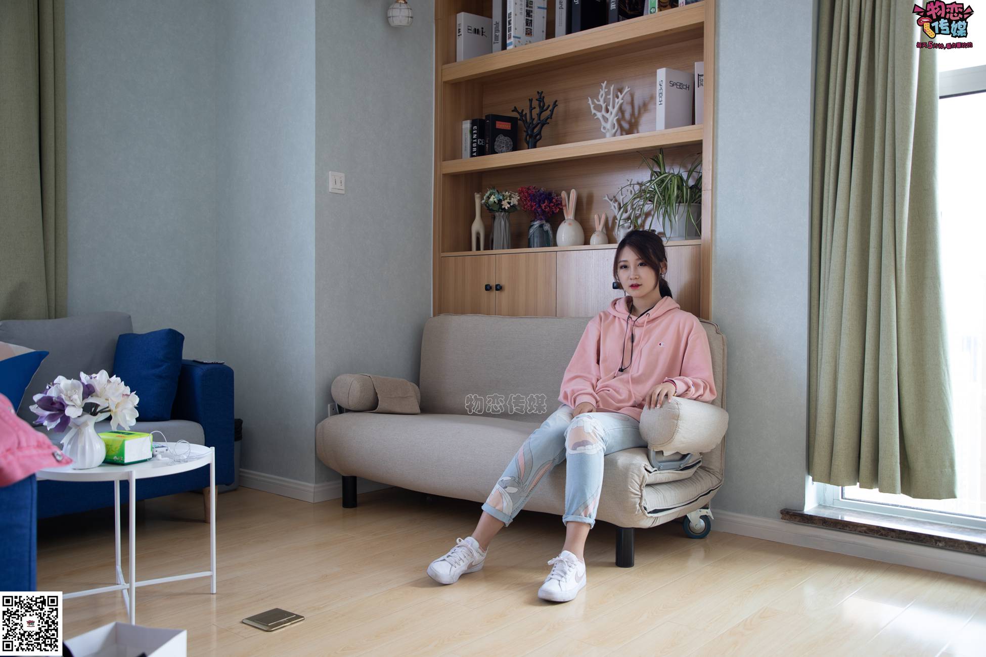 图片[156]-物恋传媒 No.071 可爱小姐姐搭配白色nike板鞋 [171P] – 速更版-美库