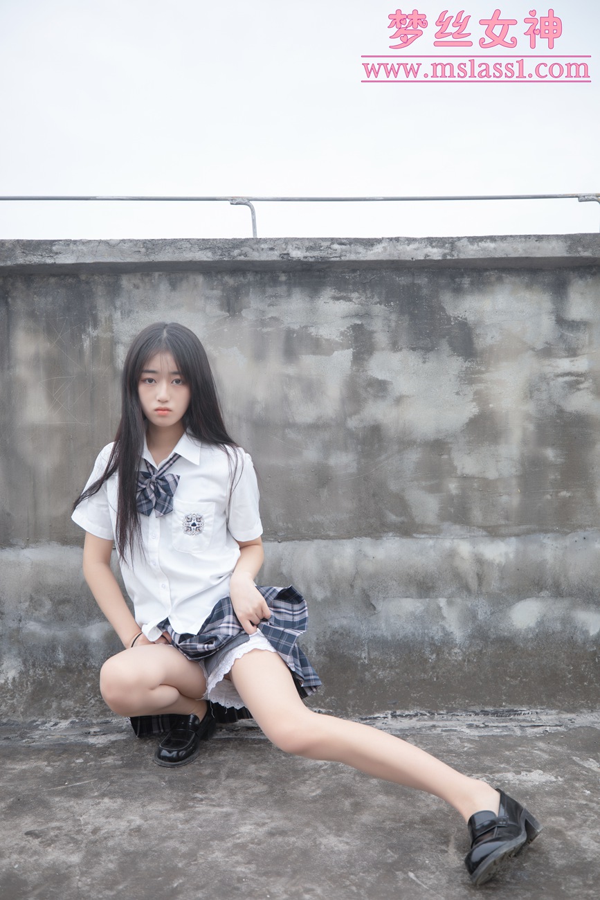 图片[17]-[MSLASS梦丝女神]2021.06.21  天台JK少女 王娇娇[64+1P] – 速更版-美库
