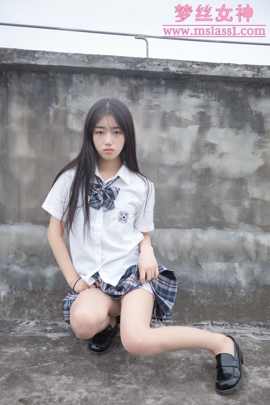 图片[18]-[MSLASS梦丝女神]2021.06.21  天台JK少女 王娇娇[64+1P] – 速更版-美库