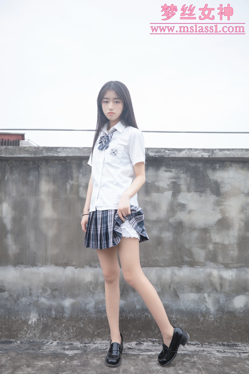 图片[23]-[MSLASS梦丝女神]2021.06.21  天台JK少女 王娇娇[64+1P] – 速更版-美库