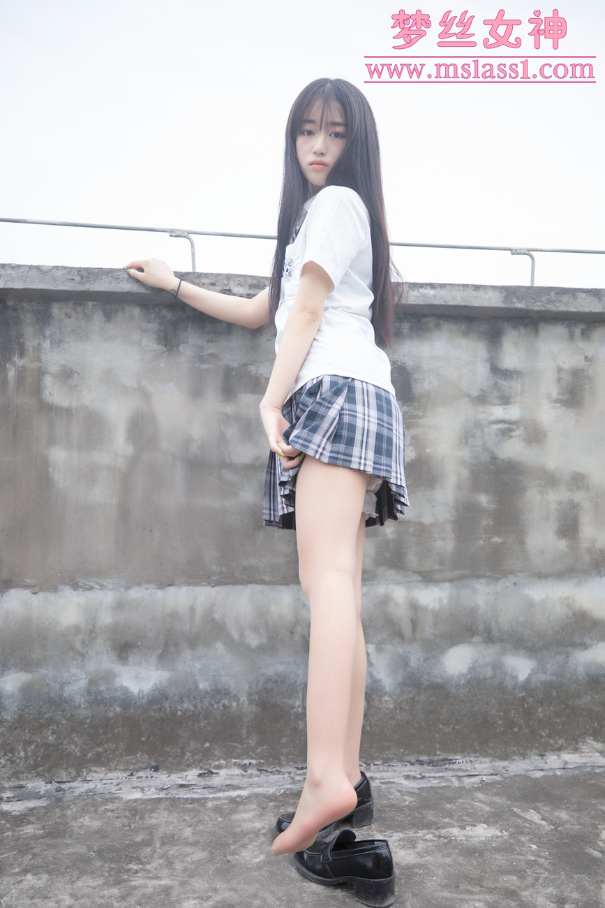 图片[25]-[MSLASS梦丝女神]2021.06.21  天台JK少女 王娇娇[64+1P] – 速更版-美库