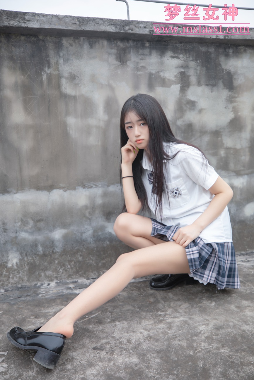 图片[40]-[MSLASS梦丝女神]2021.06.21  天台JK少女 王娇娇[64+1P] – 速更版-美库