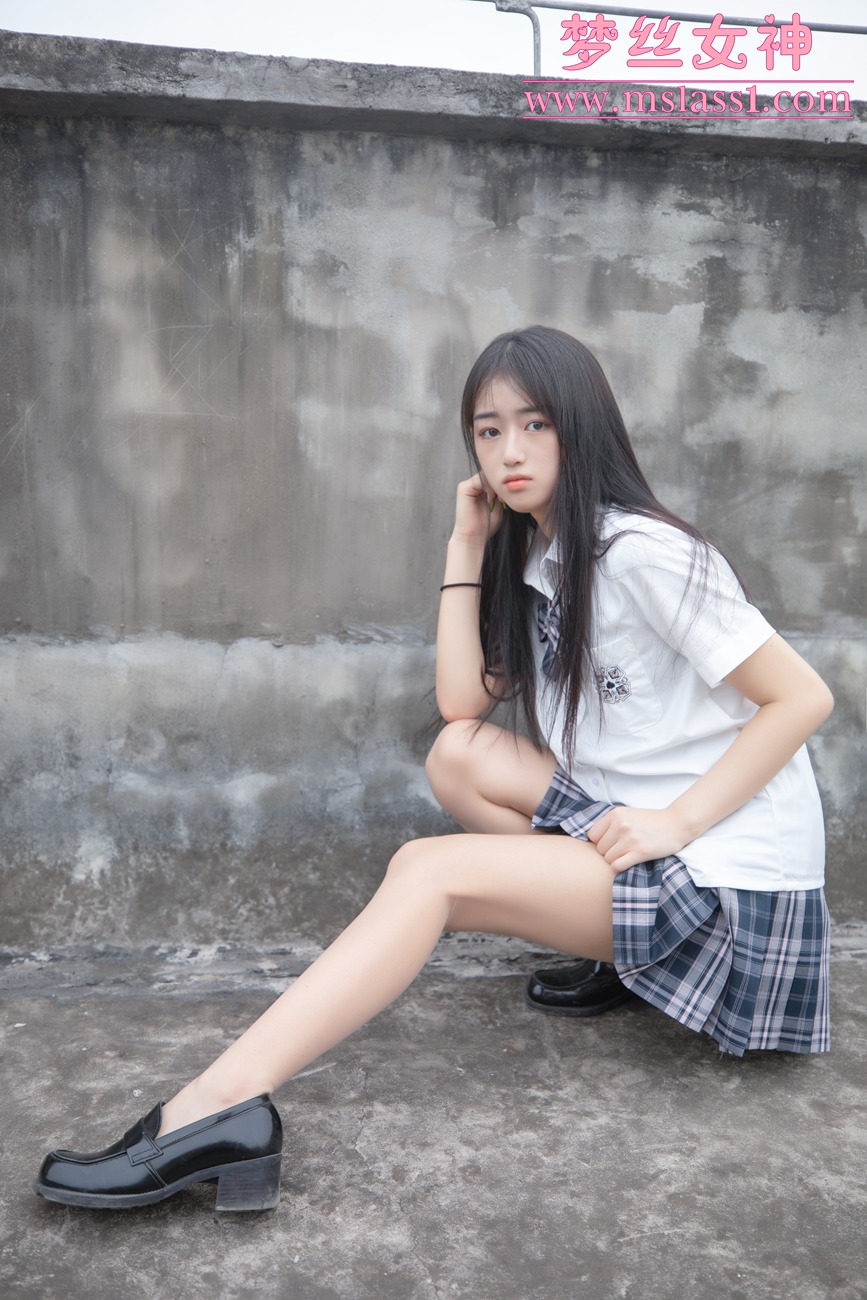 图片[42]-[MSLASS梦丝女神]2021.06.21  天台JK少女 王娇娇[64+1P] – 速更版-美库