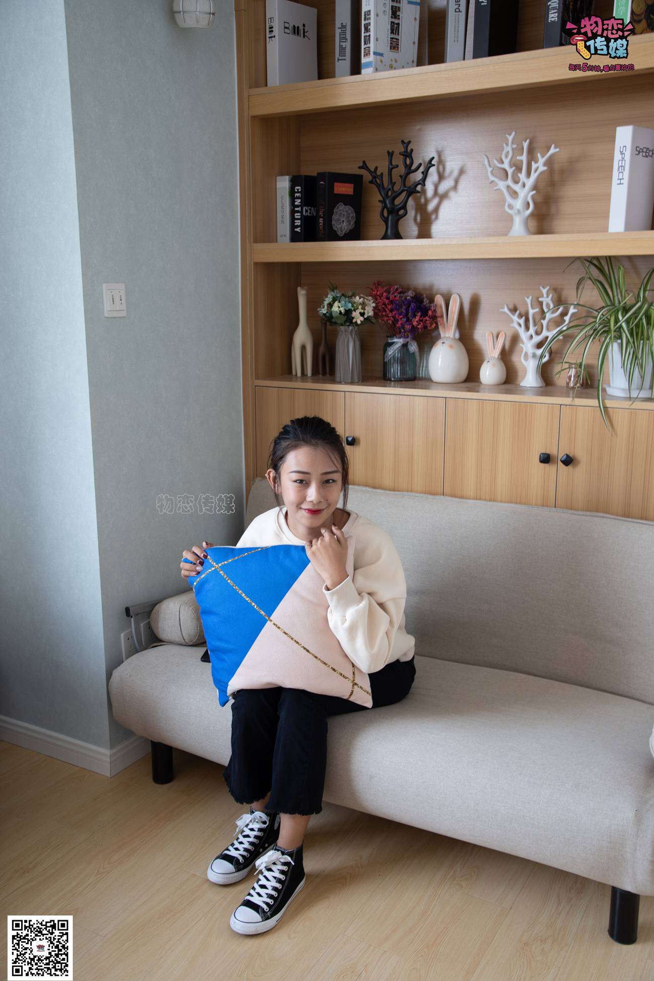 图片[126]-物恋传媒 No.075 岚岚-语笑嫣然，隔壁班女同学感觉。 [160P] – 速更版-美库