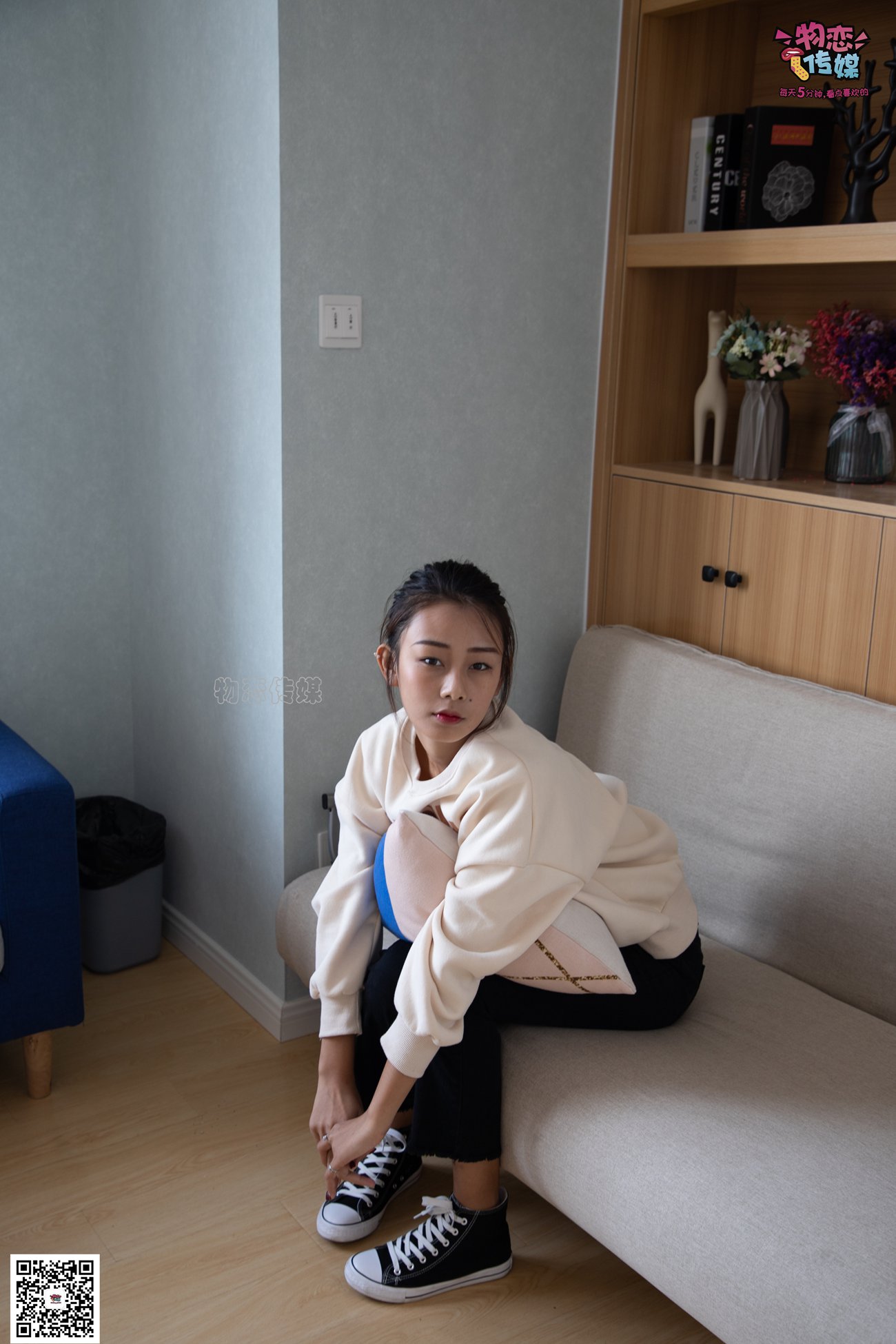 图片[129]-物恋传媒 No.075 岚岚-语笑嫣然，隔壁班女同学感觉。 [160P] – 速更版-美库