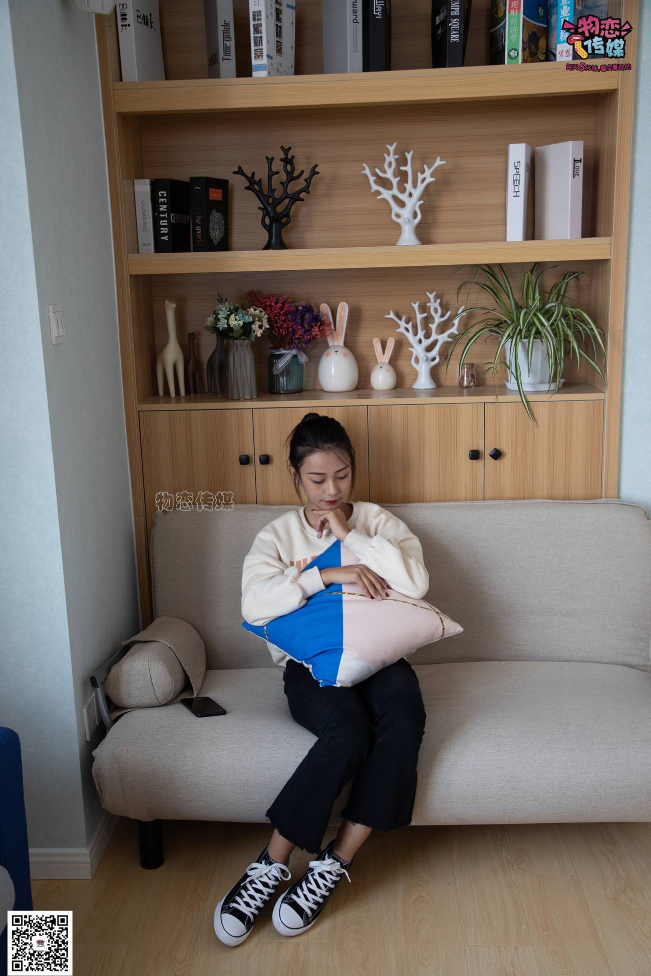 图片[130]-物恋传媒 No.075 岚岚-语笑嫣然，隔壁班女同学感觉。 [160P] – 速更版-美库