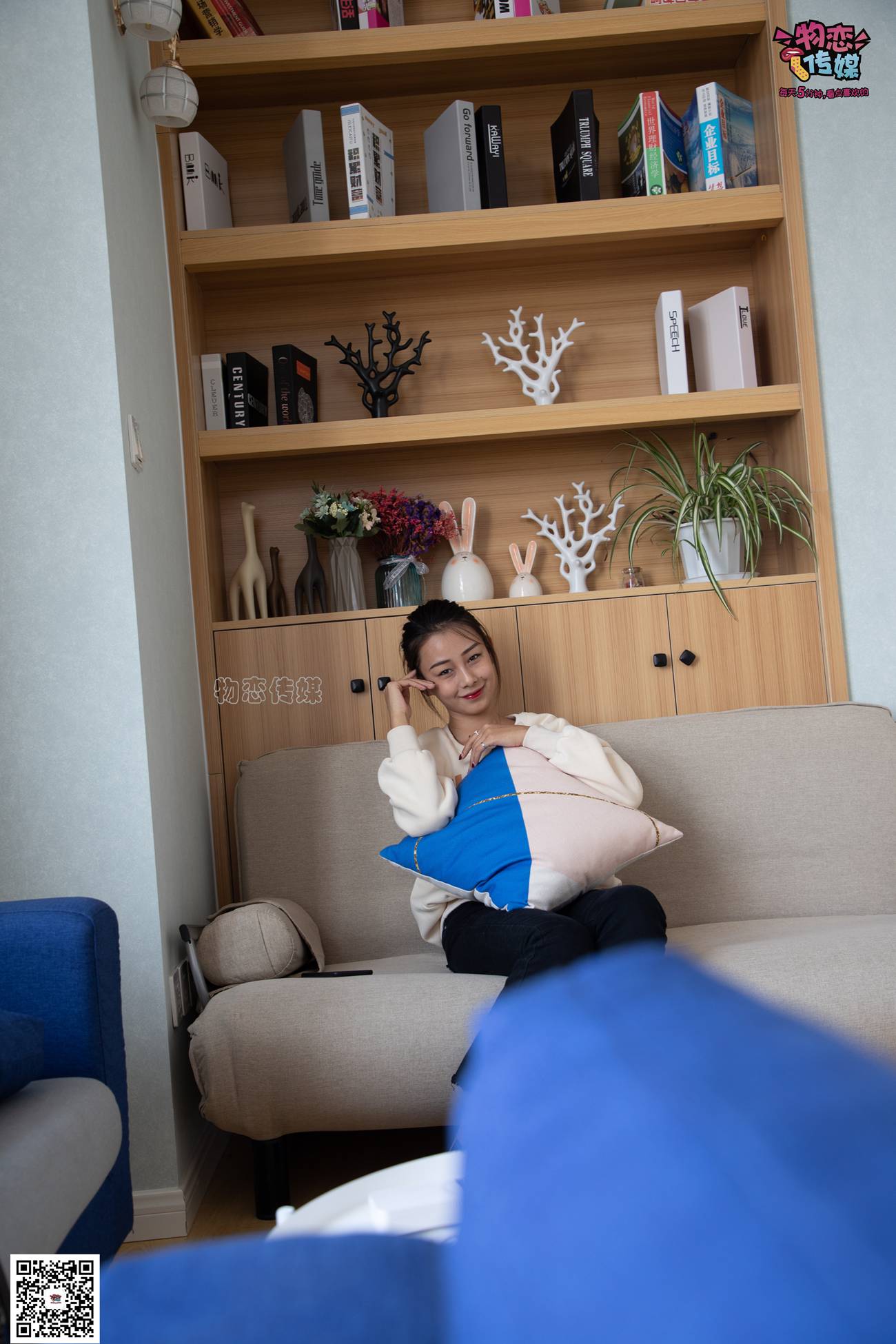 图片[131]-物恋传媒 No.075 岚岚-语笑嫣然，隔壁班女同学感觉。 [160P] – 速更版-美库