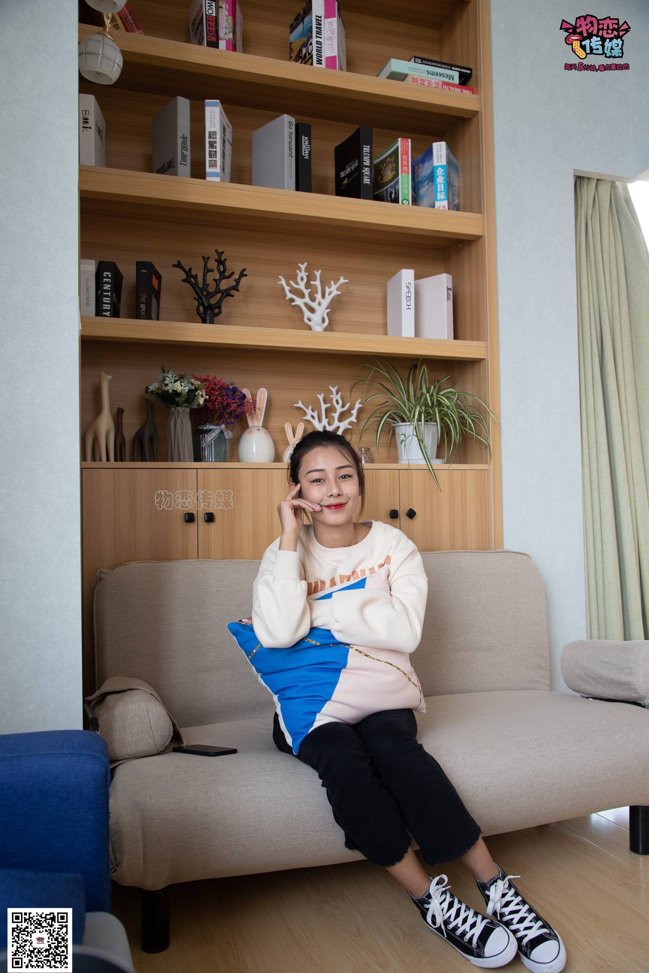 图片[133]-物恋传媒 No.075 岚岚-语笑嫣然，隔壁班女同学感觉。 [160P] – 速更版-美库