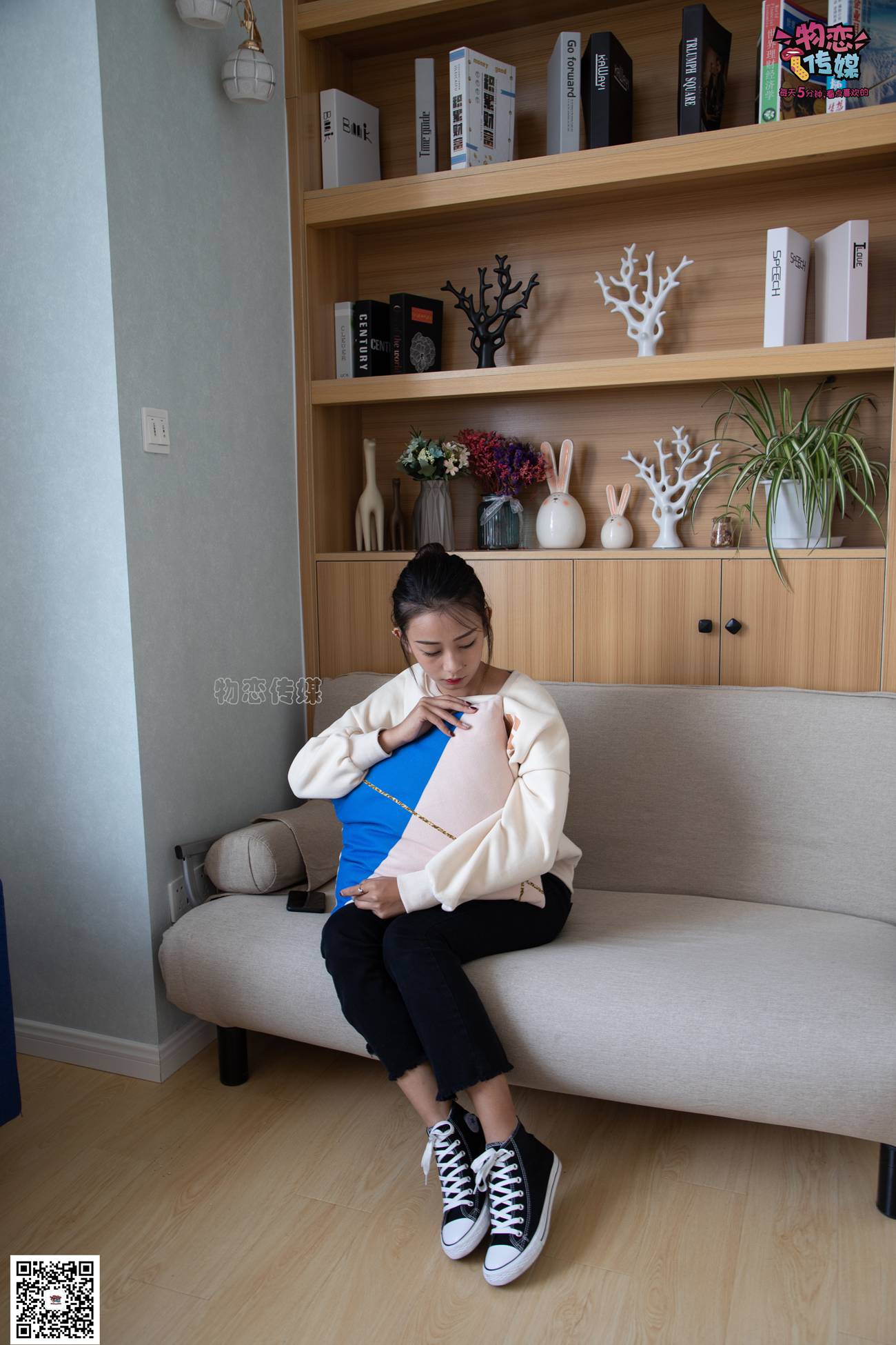 图片[135]-物恋传媒 No.075 岚岚-语笑嫣然，隔壁班女同学感觉。 [160P] – 速更版-美库