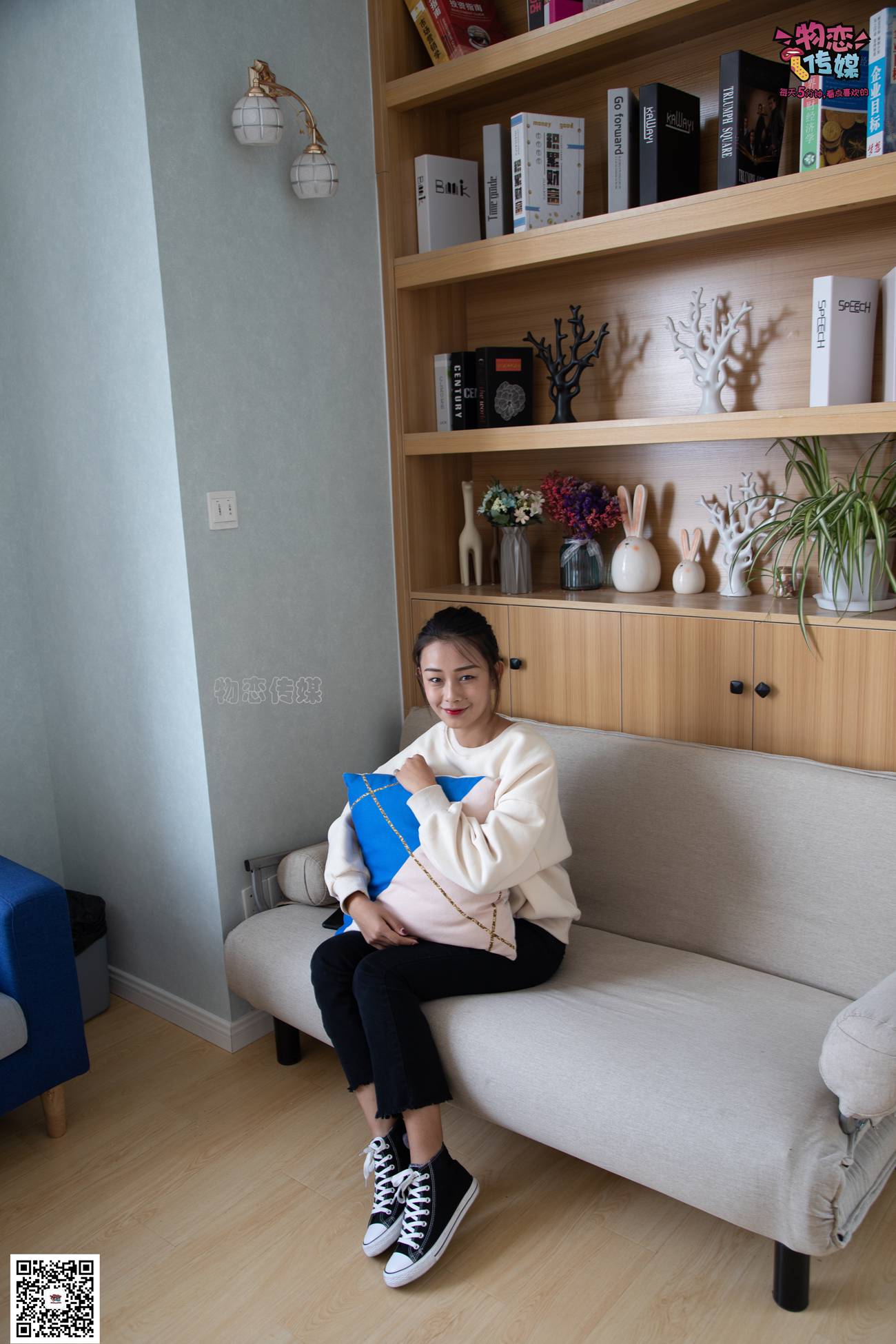 图片[138]-物恋传媒 No.075 岚岚-语笑嫣然，隔壁班女同学感觉。 [160P] – 速更版-美库