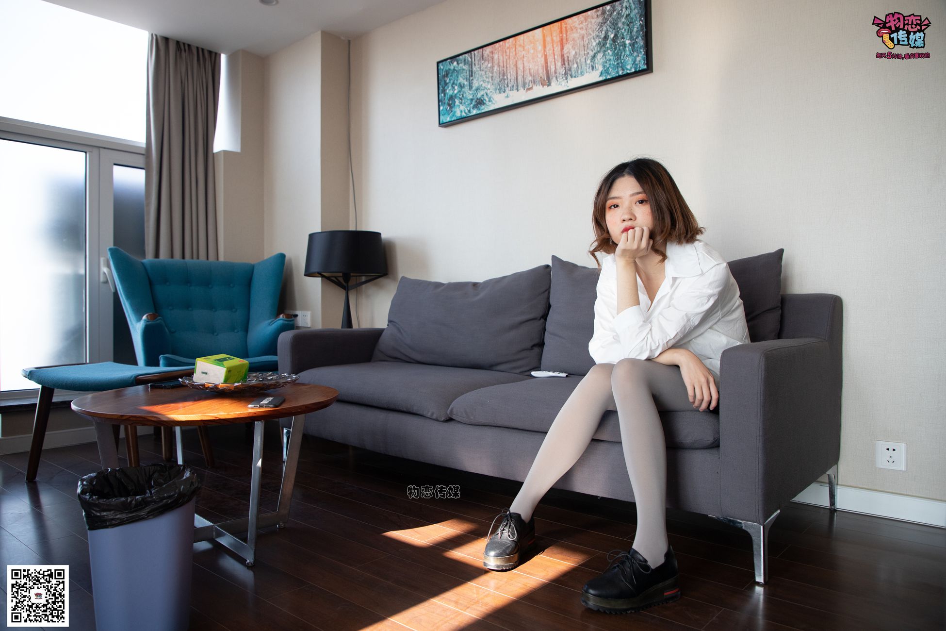 图片[99]-No.076 维维-沙发、可爱、灰丝与小皮鞋 [99P] – 速更版-美库