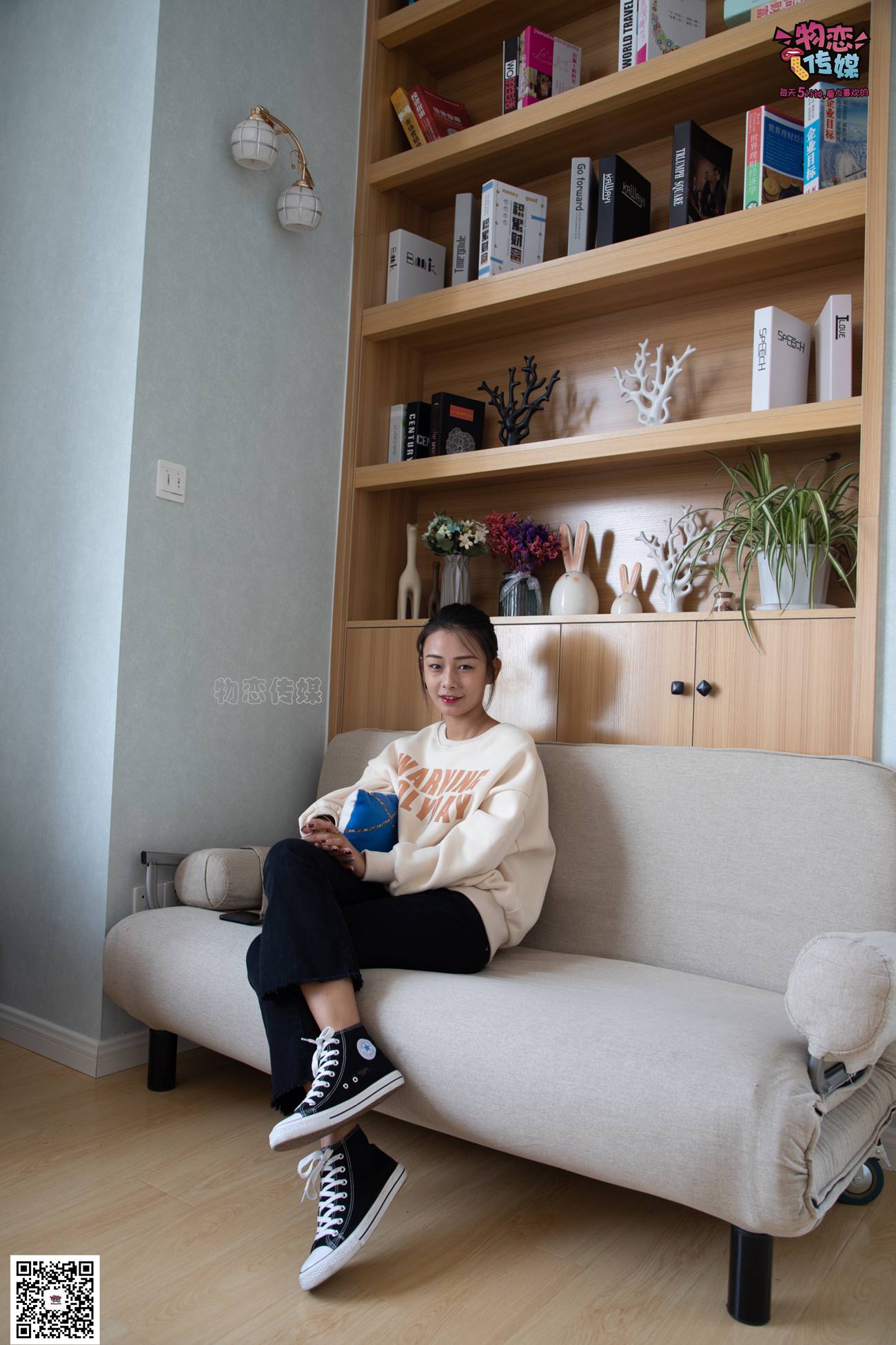 图片[145]-物恋传媒 No.075 岚岚-语笑嫣然，隔壁班女同学感觉。 [160P] – 速更版-美库