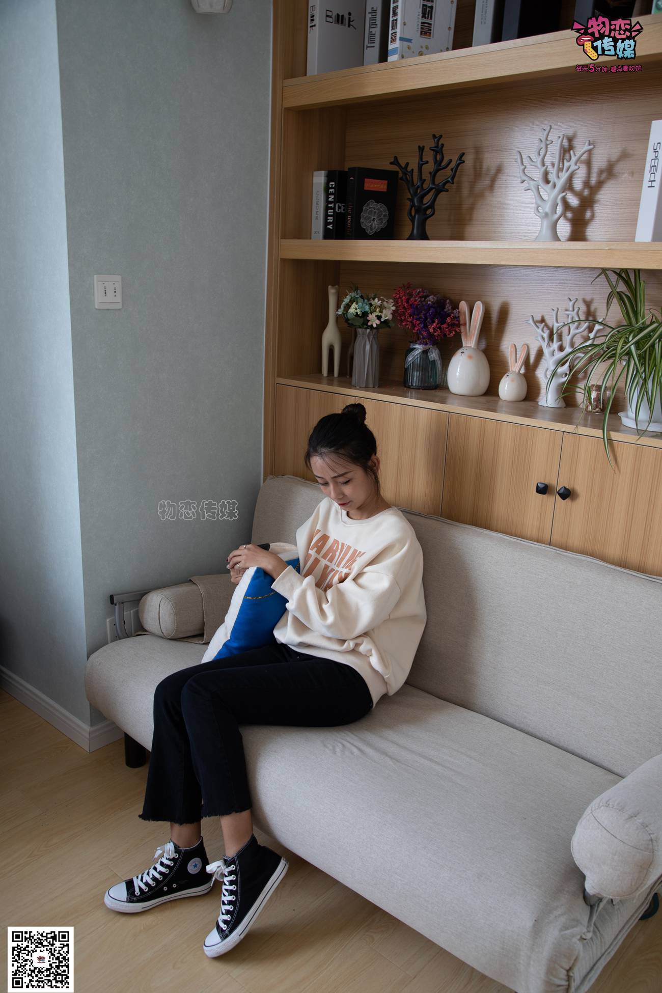 图片[149]-物恋传媒 No.075 岚岚-语笑嫣然，隔壁班女同学感觉。 [160P] – 速更版-美库