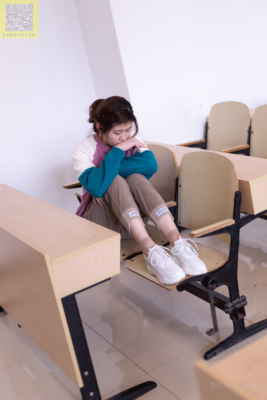 图片[31]-[LSS山茶摄影] NO.286 晨晨的灰丝和运动鞋短丝[89P] – 速更版-美库